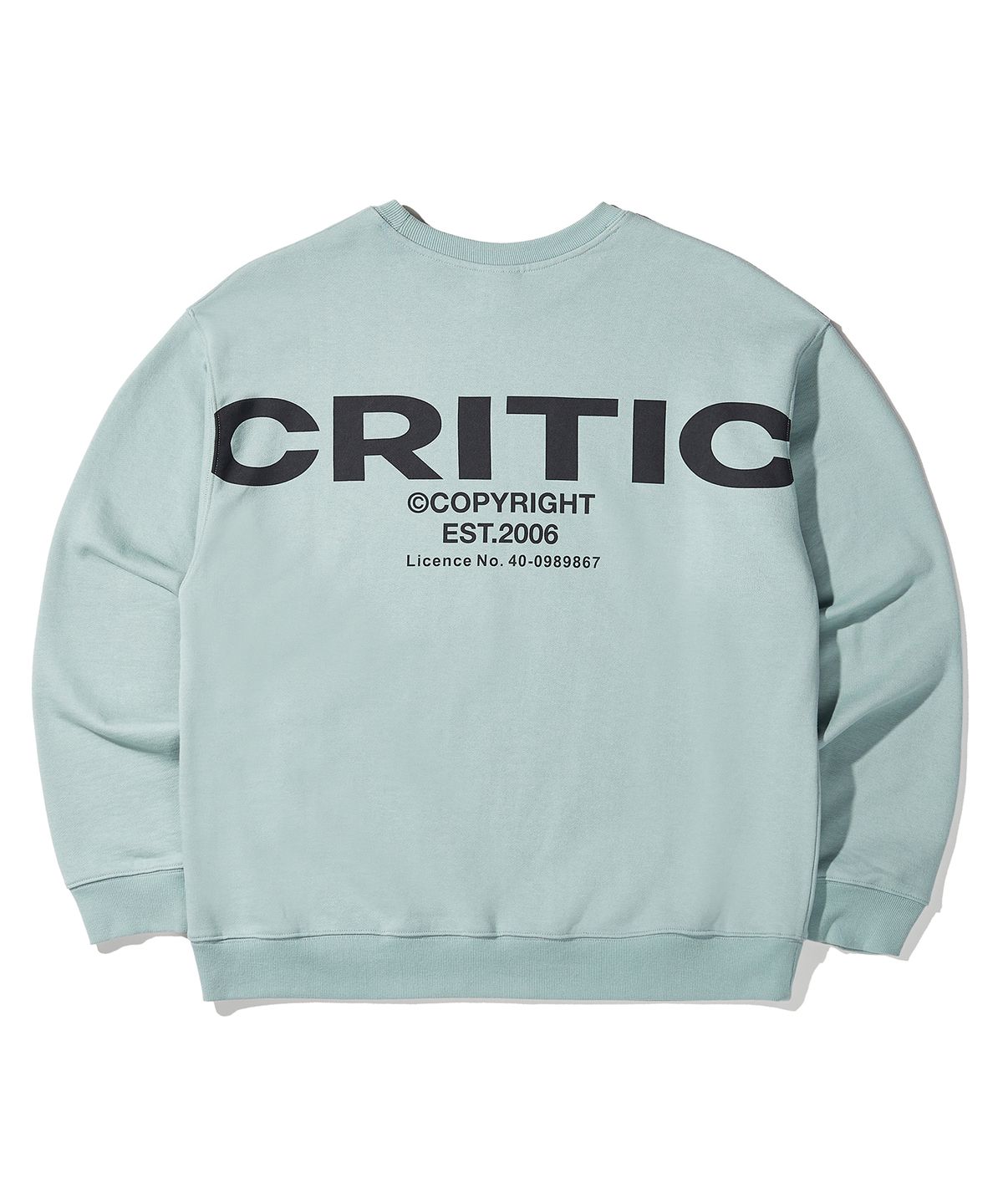 크리틱(CRITIC) OG Logo Sweatshirt Mint