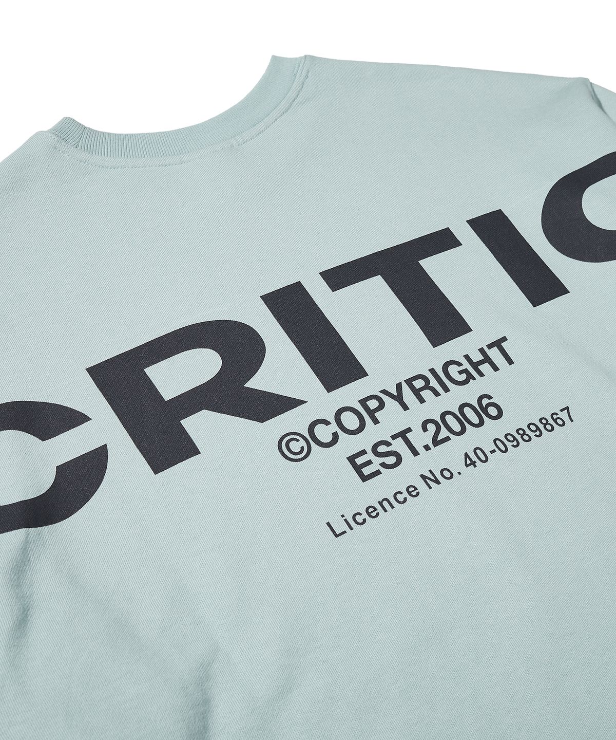 크리틱(CRITIC) OG Logo Sweatshirt Mint