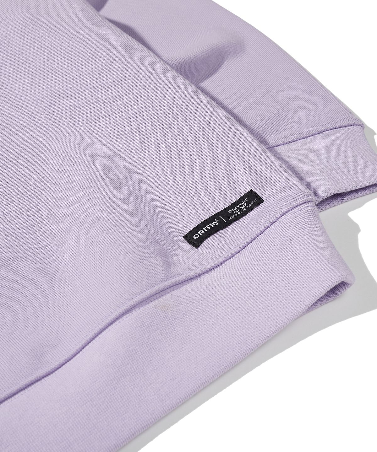 크리틱(CRITIC) OG Logo Sweatshirt Lavender