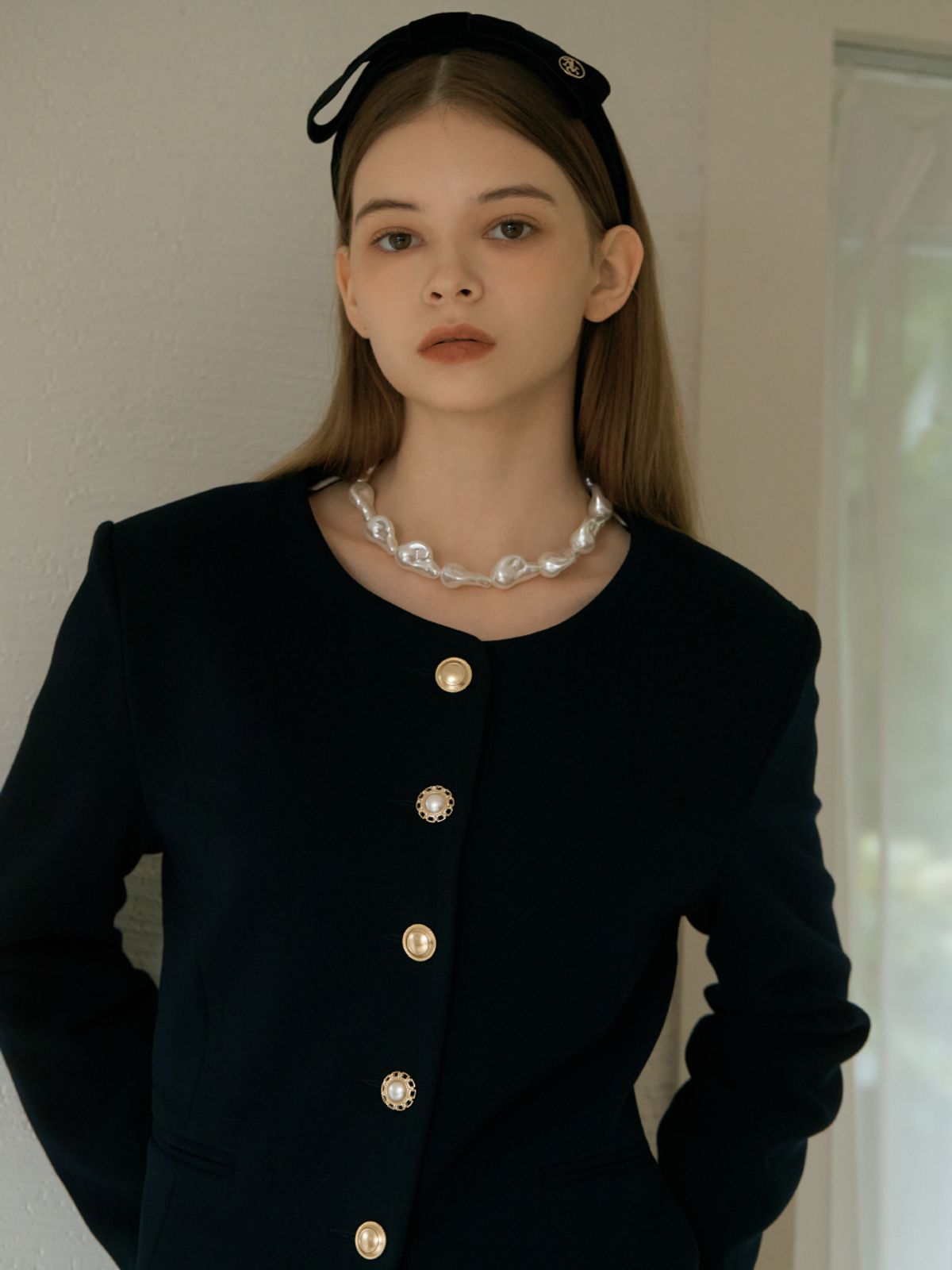 아노에틱(ANOETIC) ANC CLASSIC BIG PEARL NECKLACE