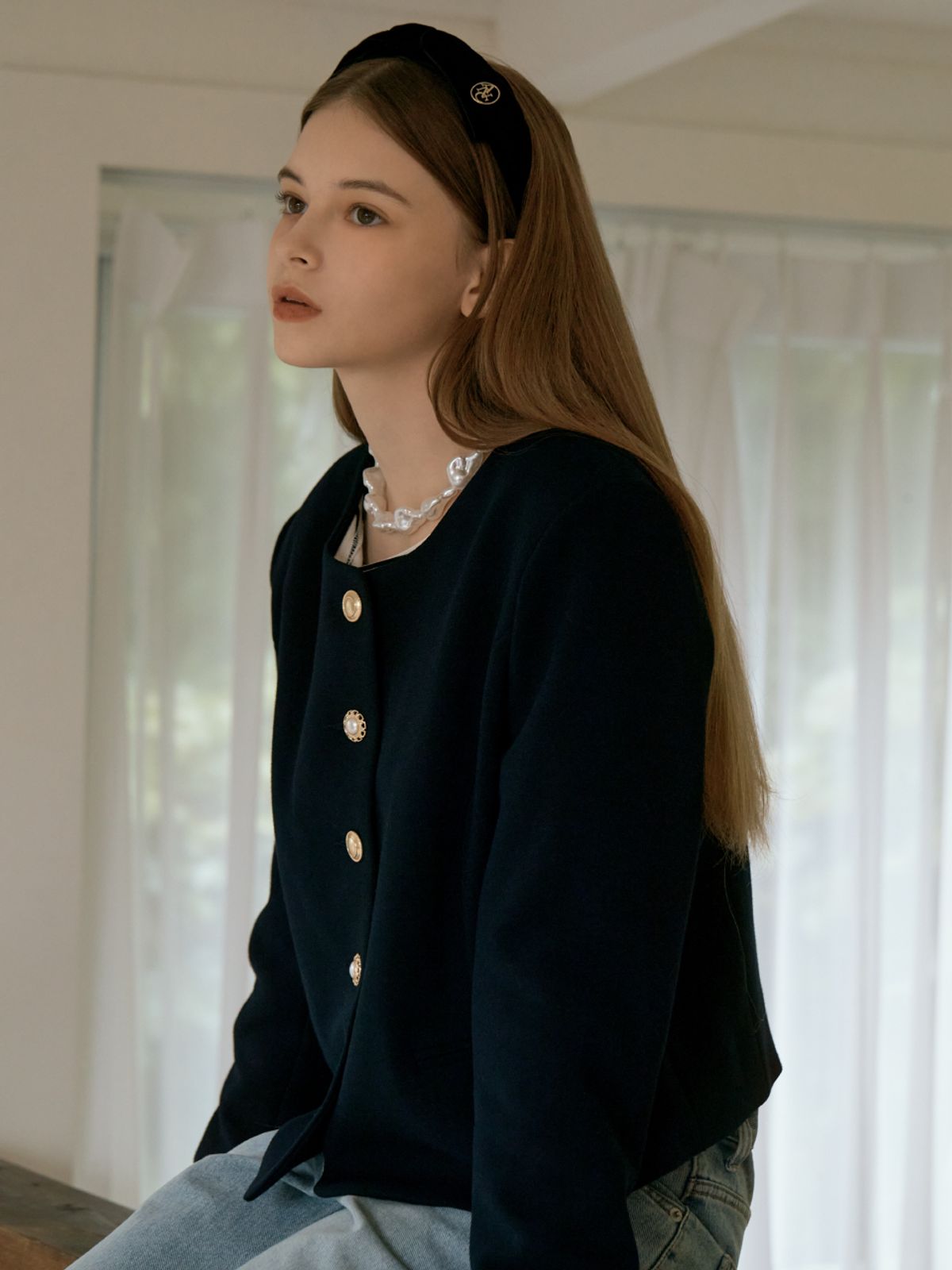 아노에틱(ANOETIC) ANC CLASSIC BIG PEARL NECKLACE