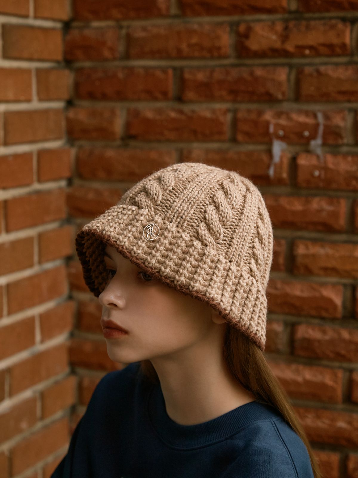 아노에틱(ANOETIC) ANC WOOL TWISTED BUCKET HAT_BEIGE