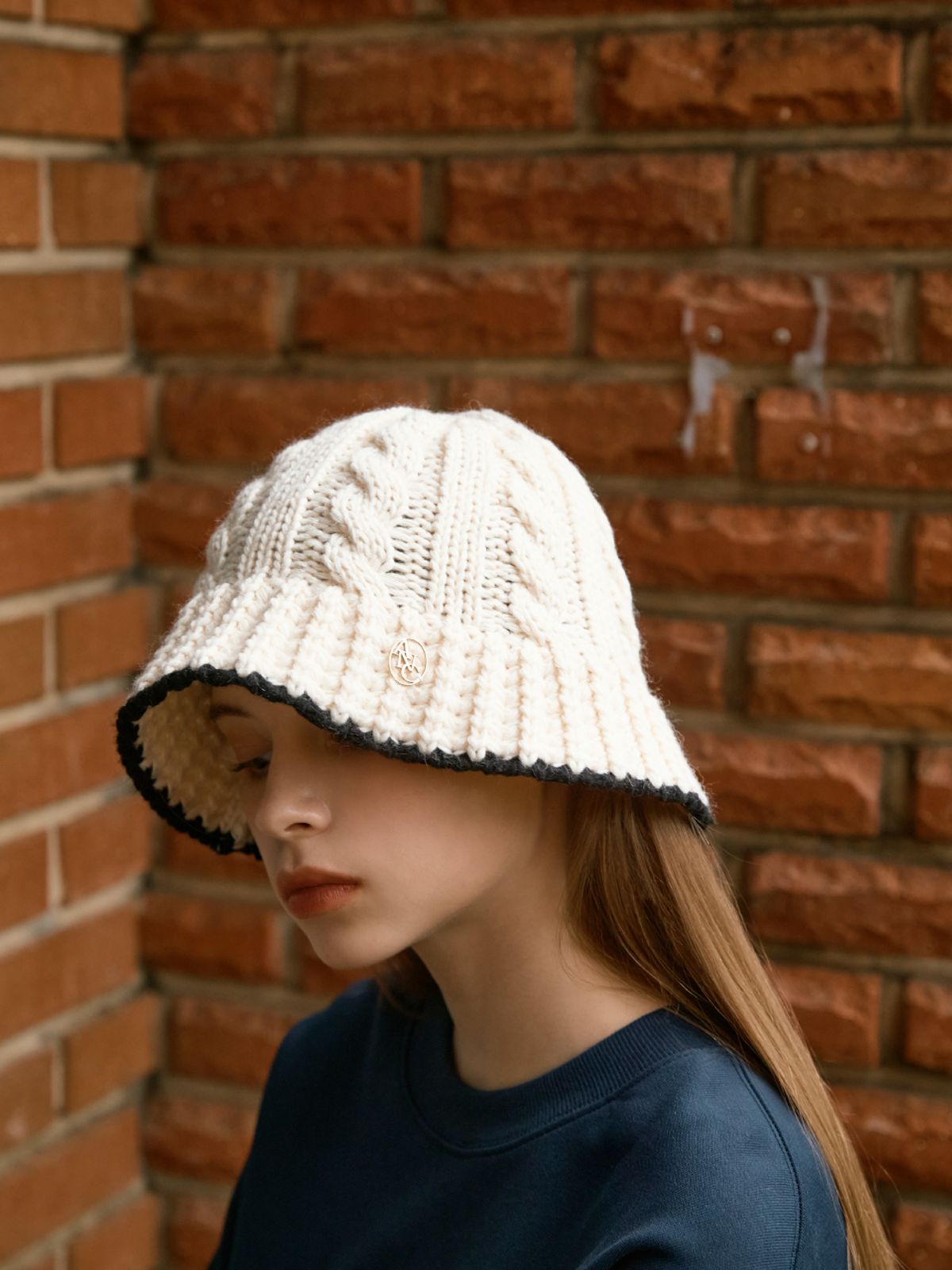 아노에틱(ANOETIC) ANC WOOL TWISTED BUCKET HAT_IVORY