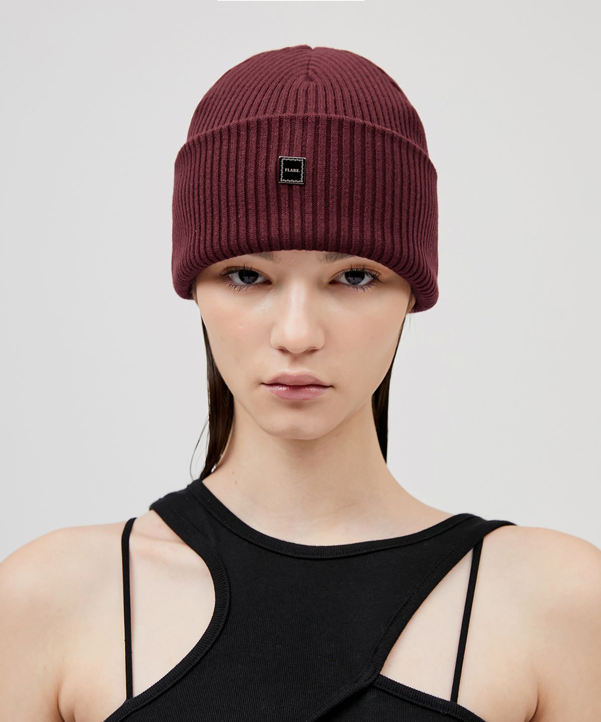 플레어업(FLAREUP) FLARE Knit Beanie - Burgundy (FL-710)
