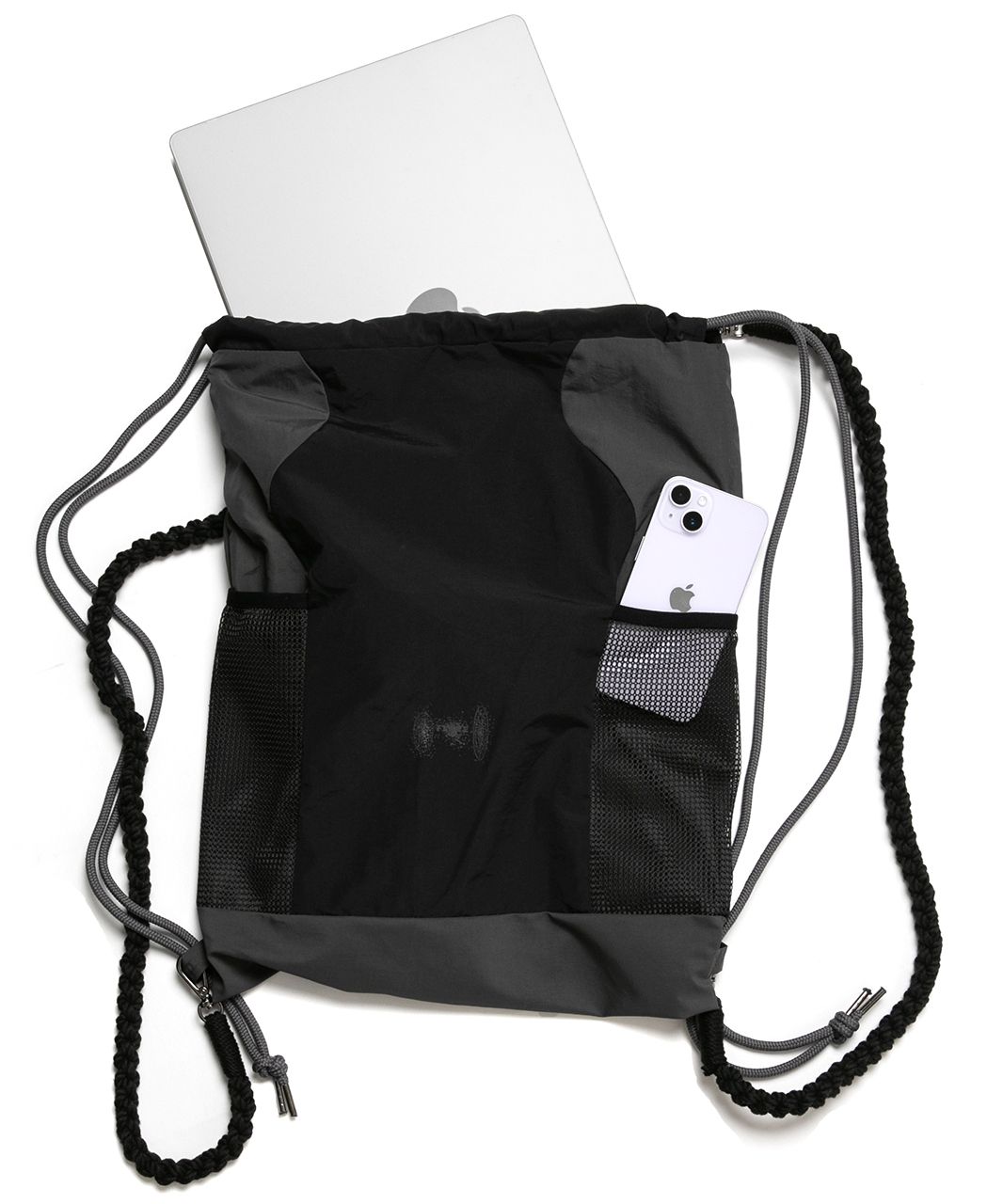 MUSINSA | FLAREUP Wave Handmade Gym Sack - Black (FL-724)