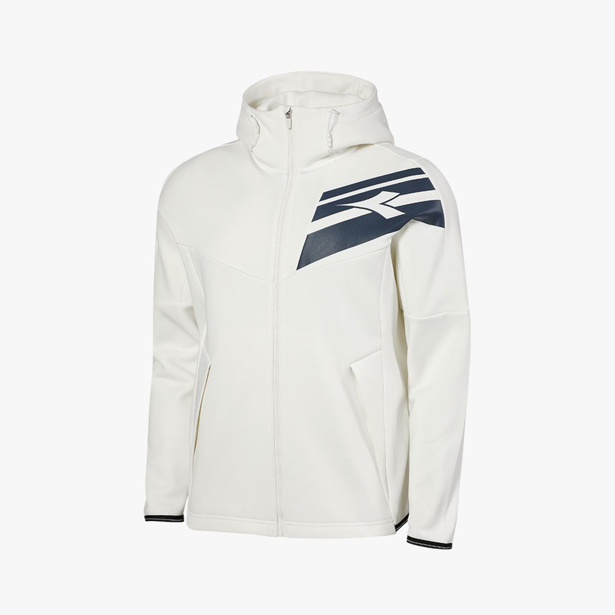 디아도라(diadora) 디베이스 윈터 트레이닝 자켓 OFF WHITE