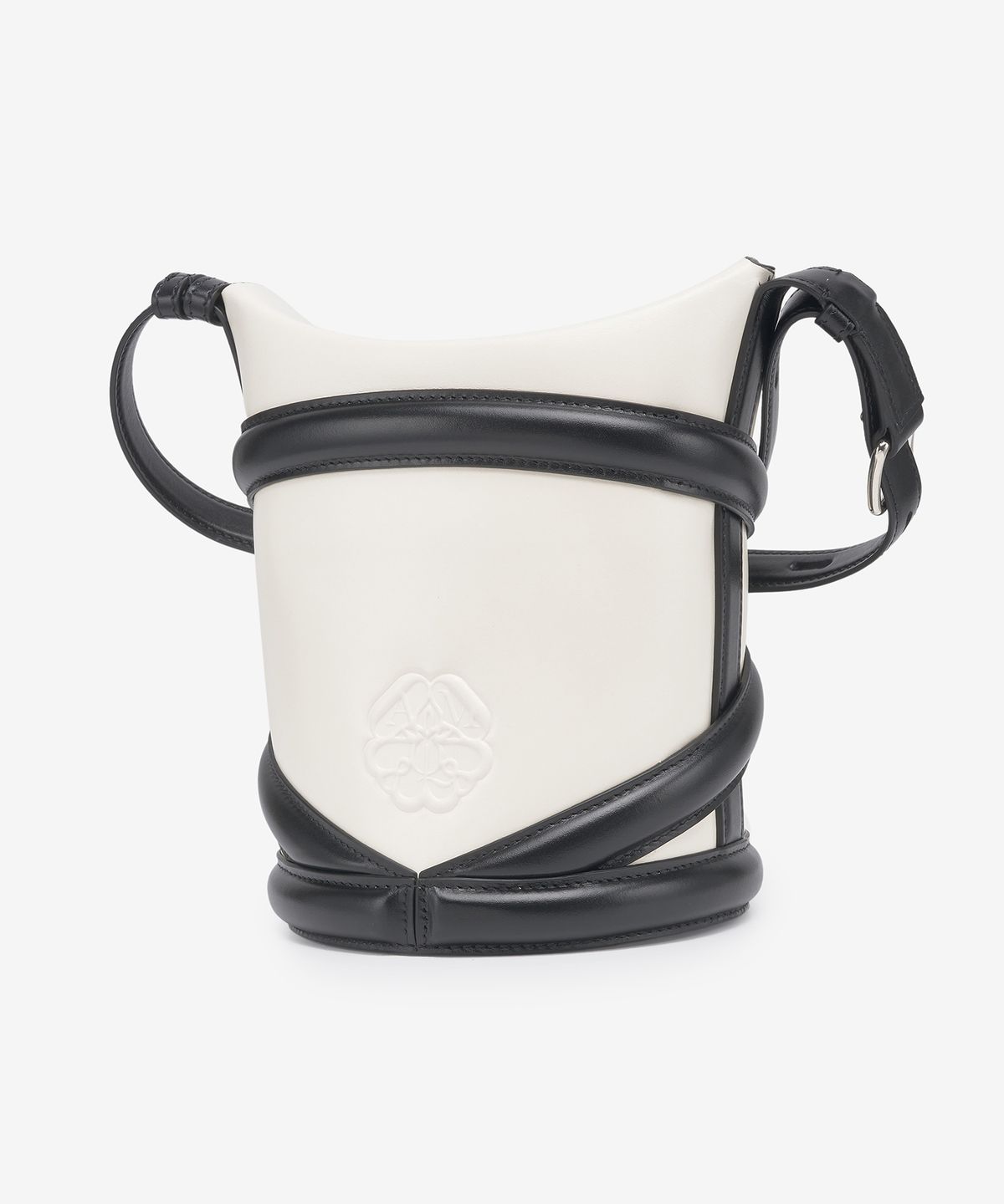 알렉산더 맥퀸(ALEXANDER McQUEEN) 커브 숄더백 - 아이보리 / 6564671YB419090