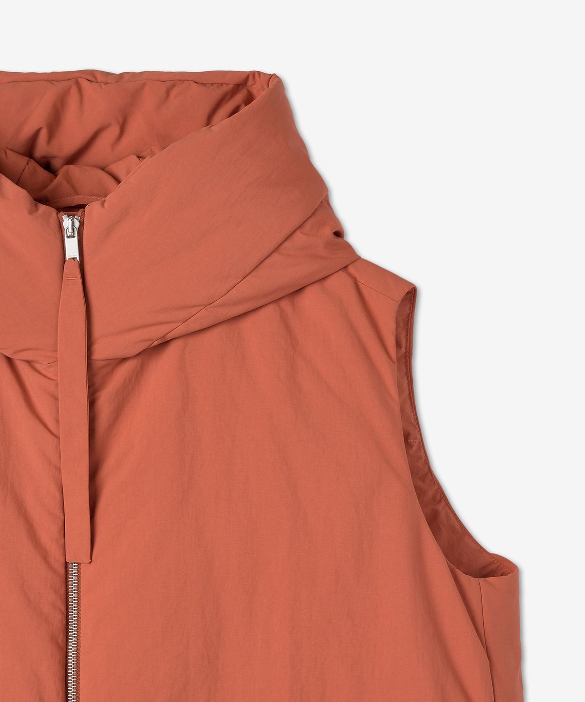 질 샌더(JIL SANDER) 질렛 후드 베스트 패딩 - 오렌지 / J40AF0012J70008633