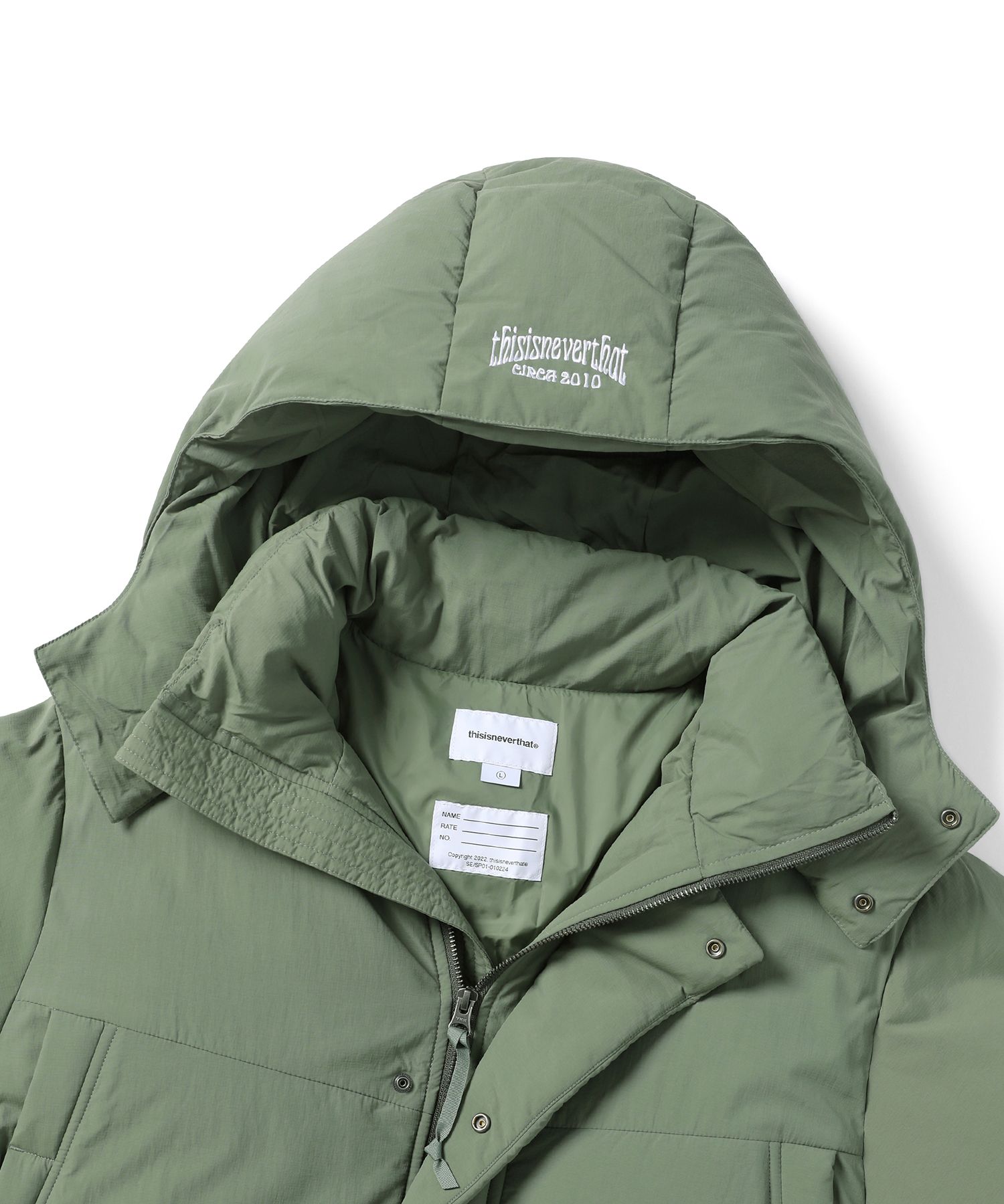 ジャケット・アウター thisisneverthat MI-Logo M51 Parka Olive MUSINSA | thisisneverthat® Monster Down Parka Olive