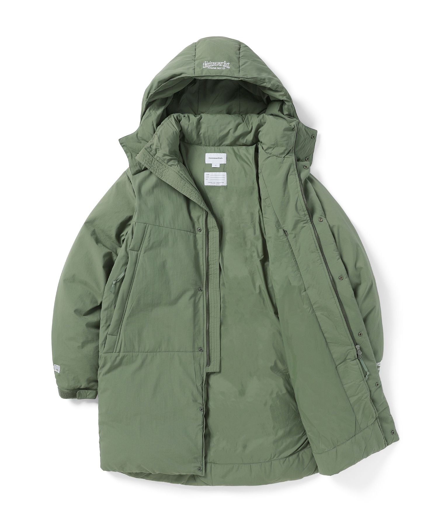 ジャケット・アウター thisisneverthat MI-Logo M51 Parka Olive MUSINSA | thisisneverthat® Monster Down Parka Olive