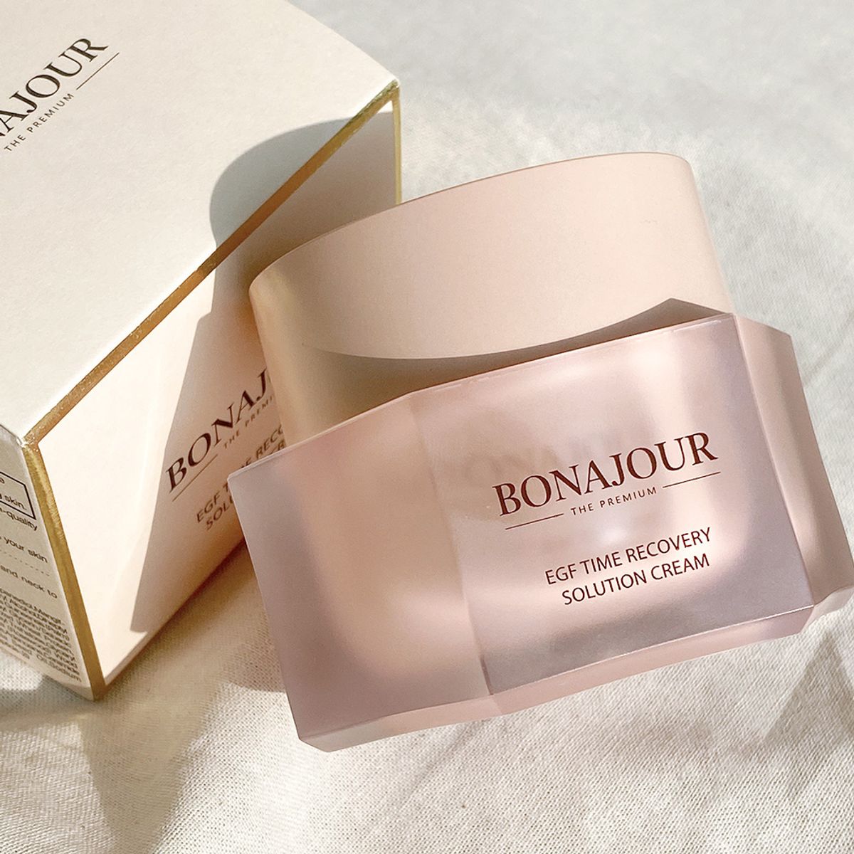보나쥬르(BONAJOUR) EGF 타임 리커버리 솔루션 영양 크림 50ml