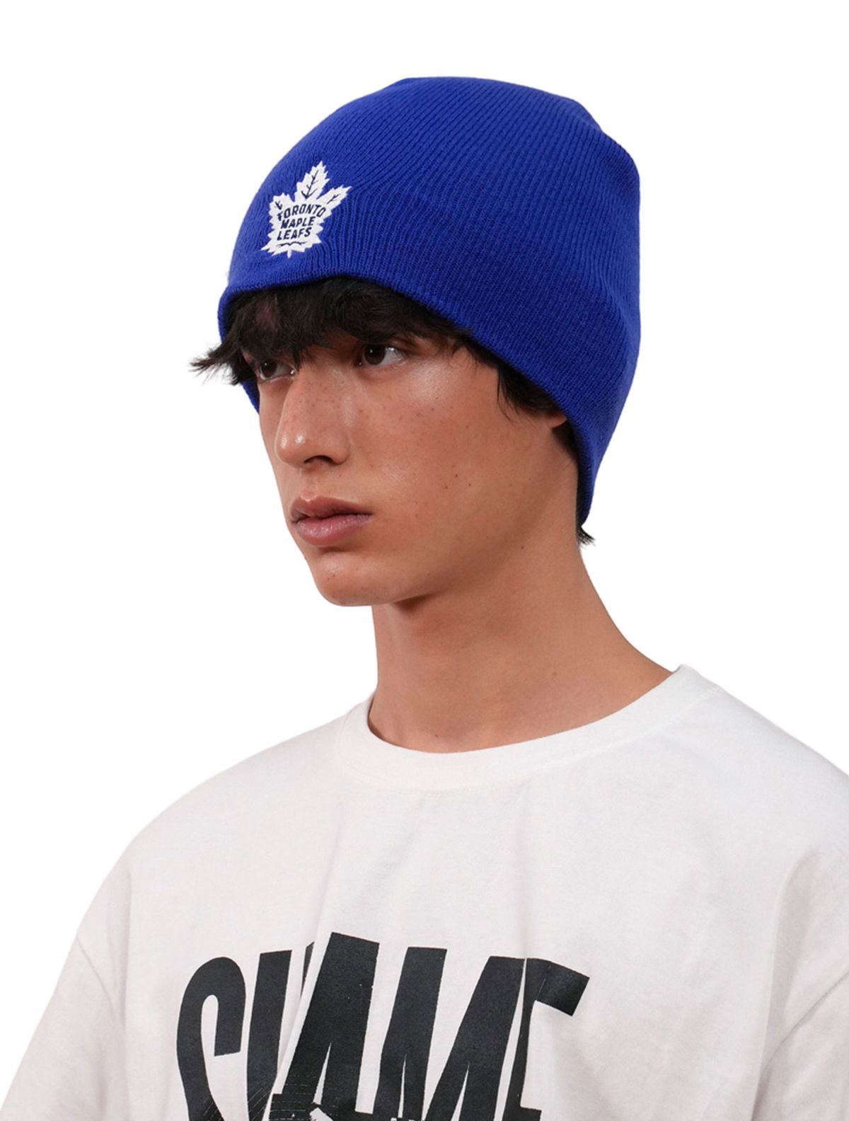 아메리칸니들(AMERICAN NEEDLE) CUFFLESS KNIT BEANIE TORONTO MAPLE LEAFS