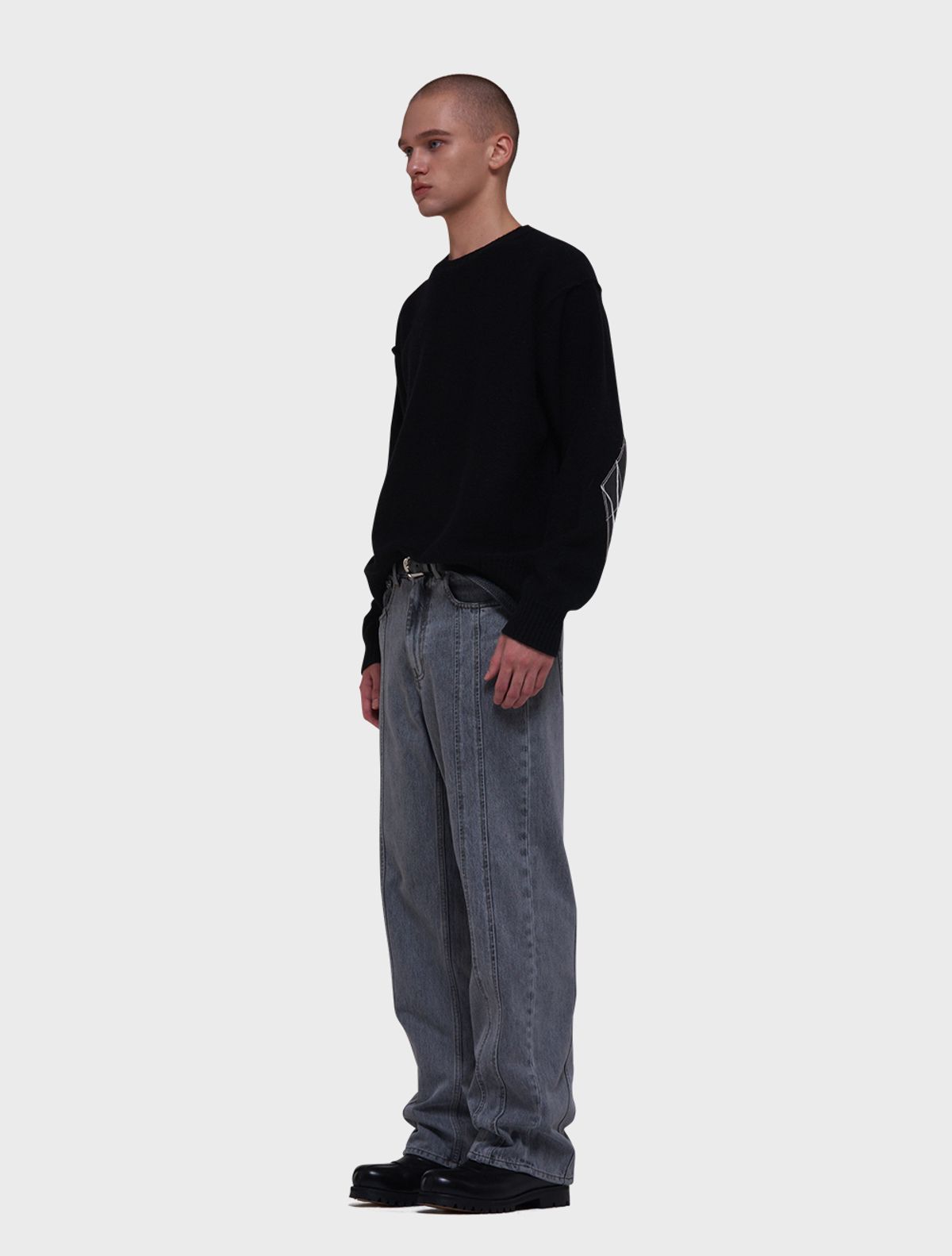 데호(DEHO) DEVIEDED DENIM [Gray]