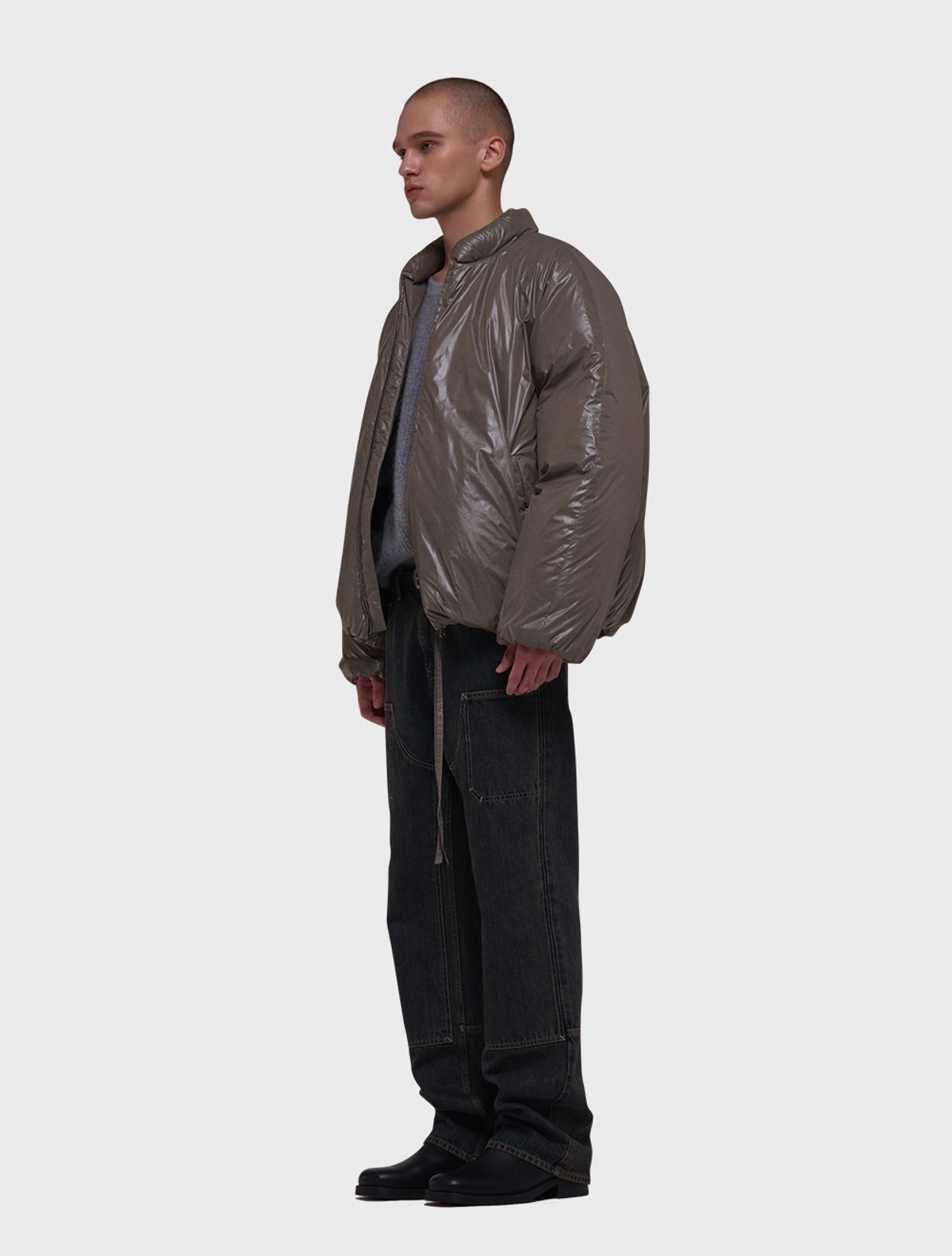데호(DEHO) NYLON DOWN JACKET [Olive]