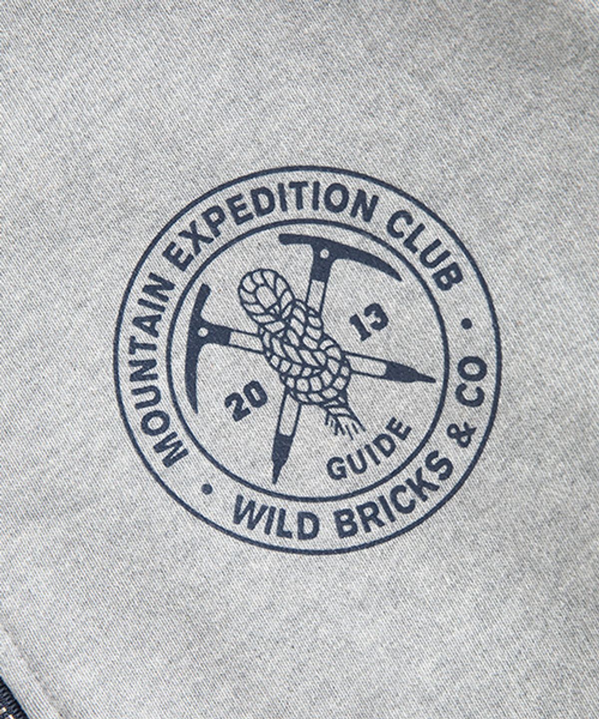 와일드 브릭스(WILD BRICKS) MEC HALF ZIP PULLOVER (grey/navy)