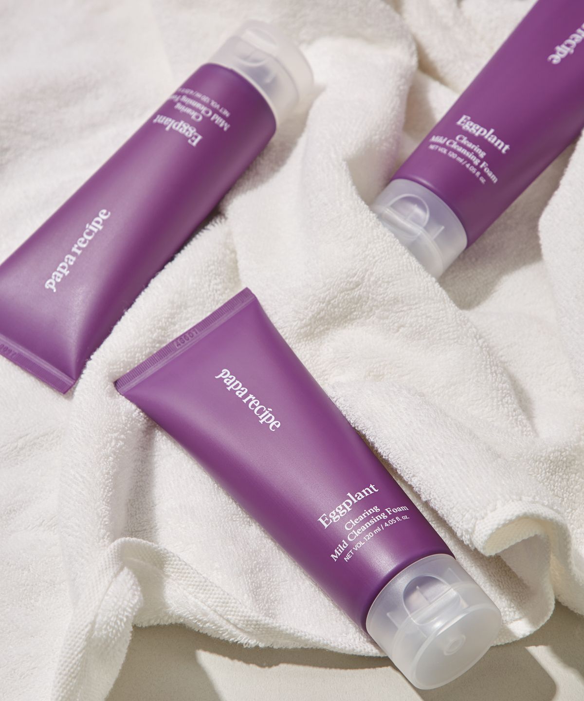 파파레서피(PAPARECIPE) 가지 클리어링 마일드 클렌징 폼 120ml