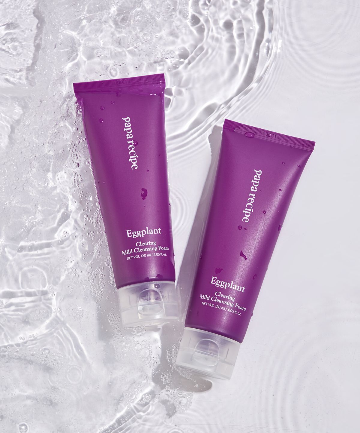 파파레서피(PAPARECIPE) 가지 클리어링 마일드 클렌징 폼 120ml