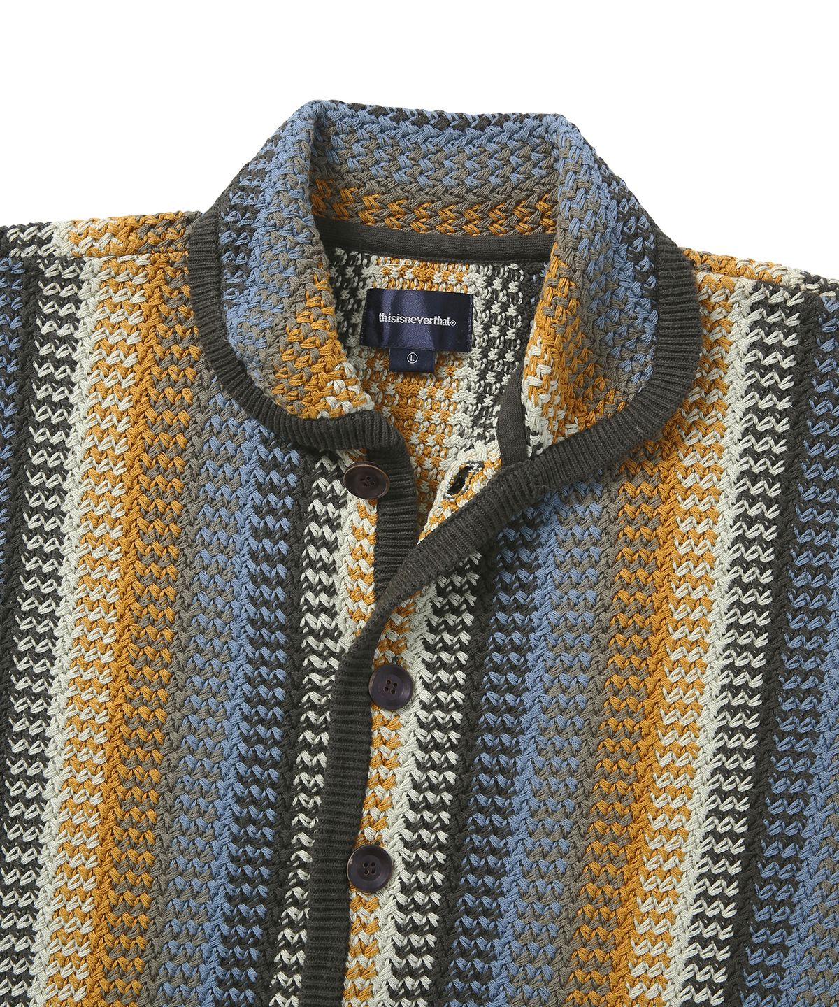 디스이즈네버댓(THISISNEVERTHAT) Crochet Knit Jacket Orange