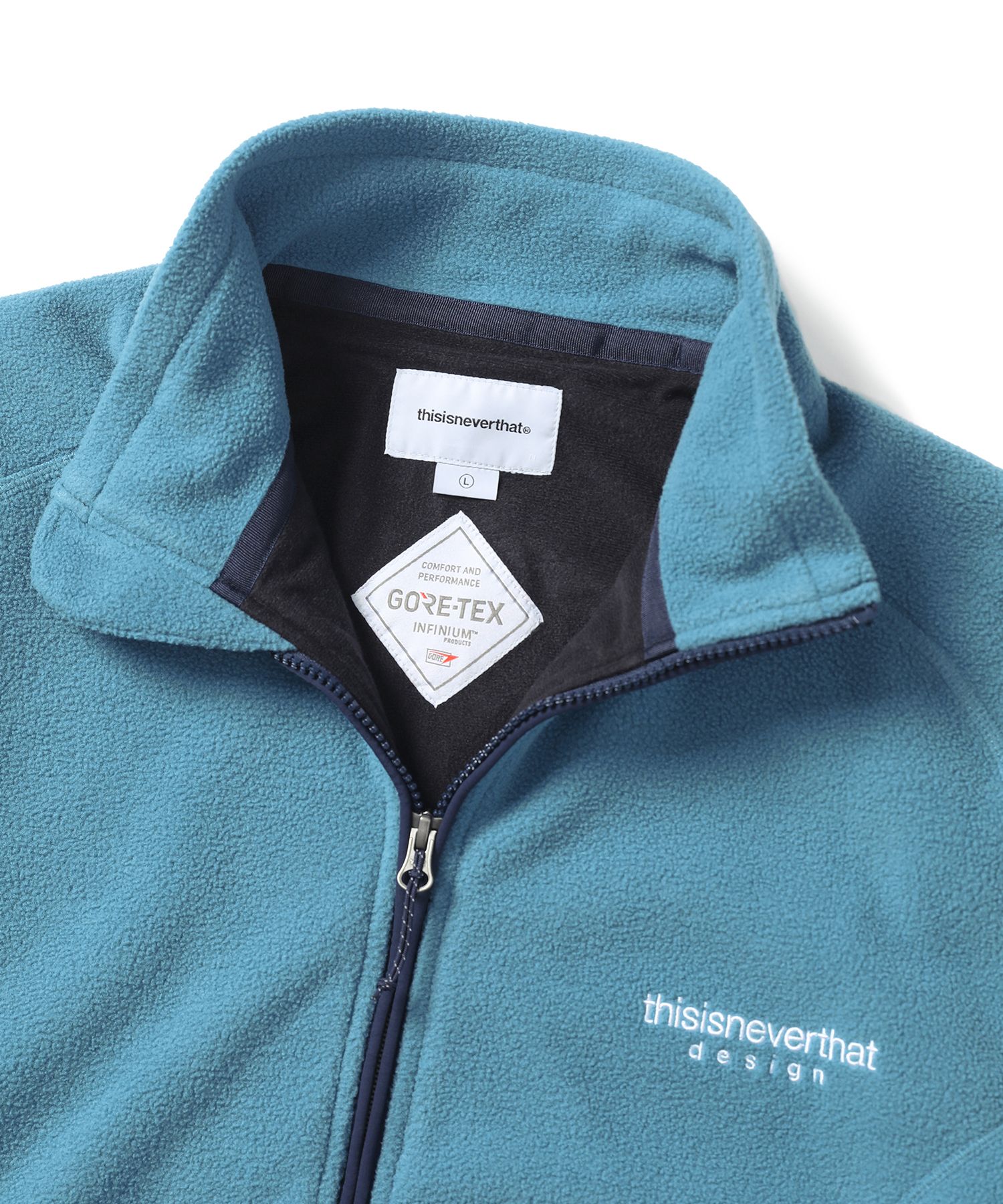MUSINSA公式 | thisisneverthat® GORE-TEX INFINIUM™ Fleece Jacket Blue 