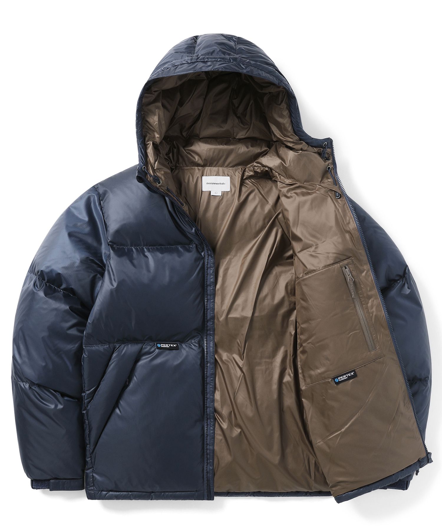 thisisneverthat PERTEX® Down Jacket Navy MUSINSA | thisisneverthat® PERTEX® Recycled Down Jacket Navy