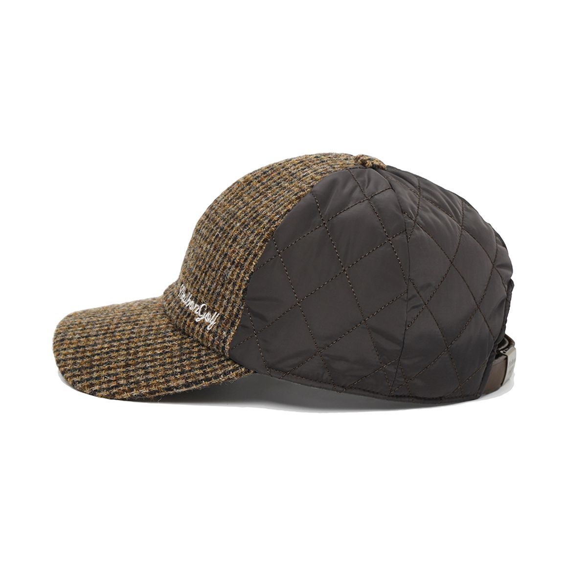 말본 골프(MALBON GOLF) Woolen Padded 말본 스크립트 캡 BROWN