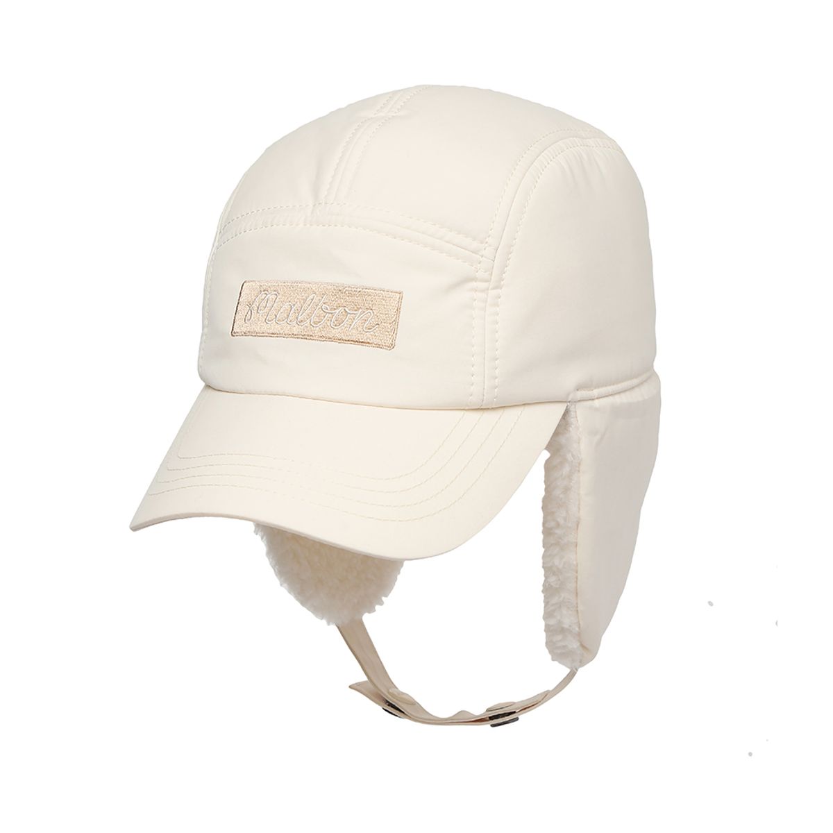 말본 골프(MALBON GOLF) Malbon 스크립트 트루퍼 햇 IVORY