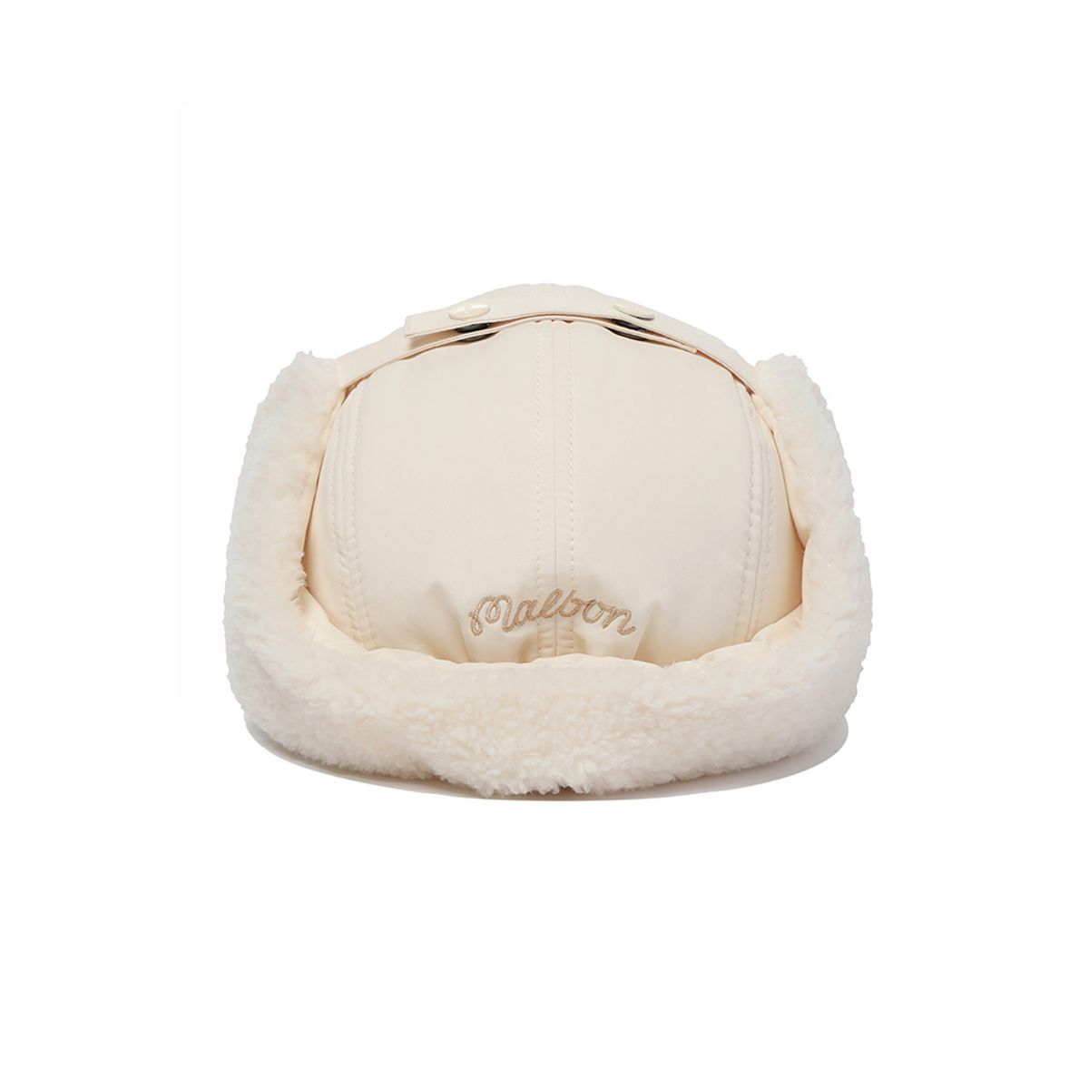 말본 골프(MALBON GOLF) Malbon 스크립트 트루퍼 햇 IVORY