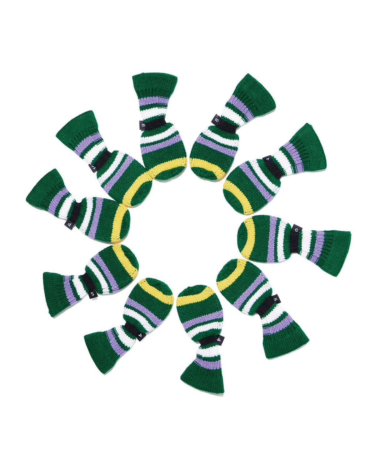더 그린컵(THE GREENCUP) 아이언 니트 커버 세트 스트라이프