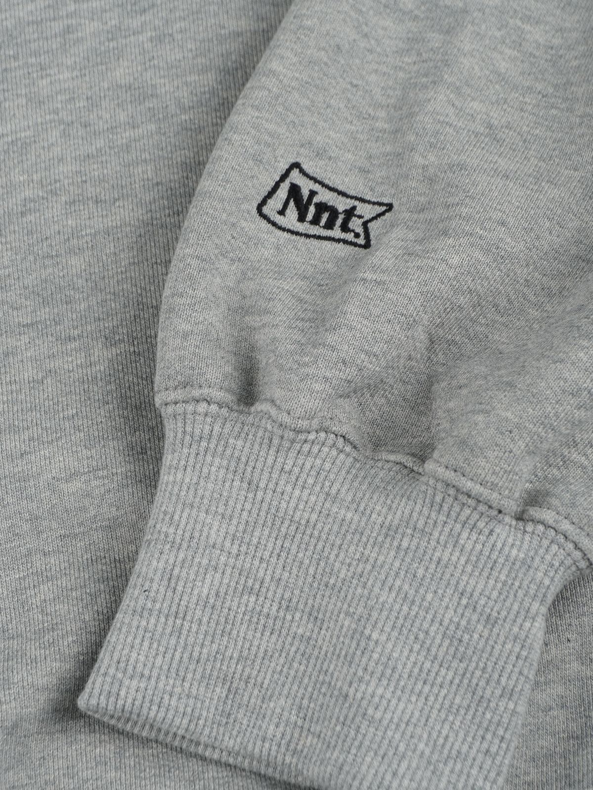 네네츠 어센틱(NENETS AUTHENTIC) ARCH LOGO HALF ZIP-UP SWEATSHIRTS GREY