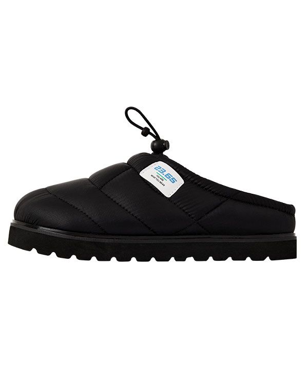 【23.65】24FW★ POLKA CLASSIC SLIPPERS MUSINSA | 23.65 Polka 1 padded cold weather slippers black