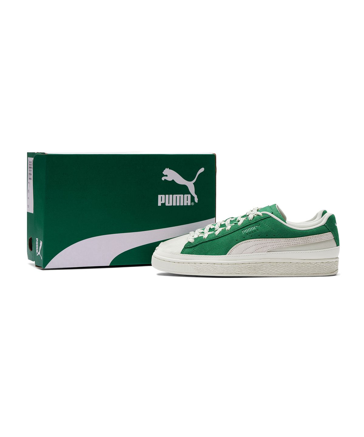 푸마(PUMA) 푸마 스웨이드 트레일 레이스 - 그린:아이보리 / 391901-03