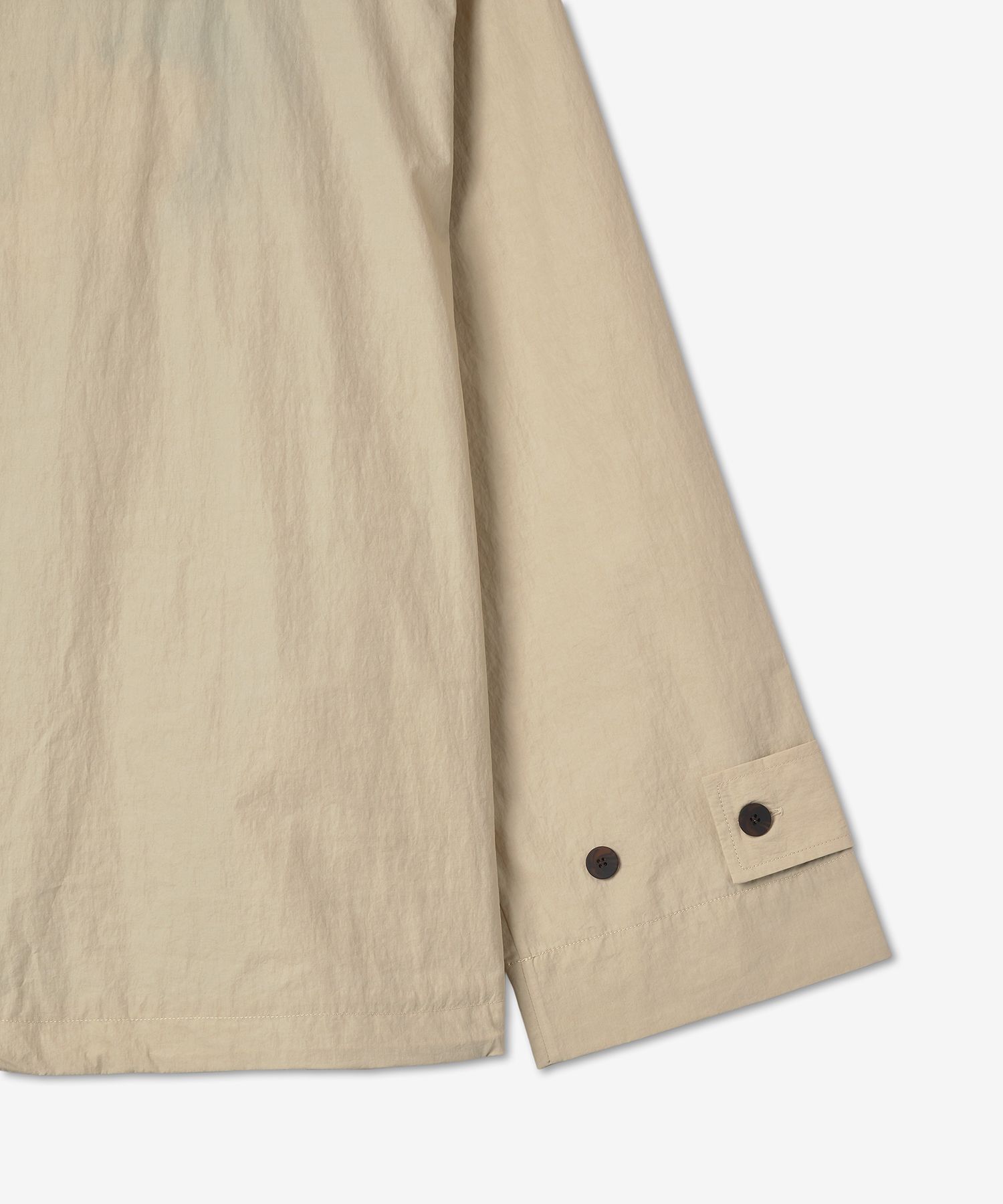 Studio Nicholson Men's Rick Overshirt Jacket in Dove Studio