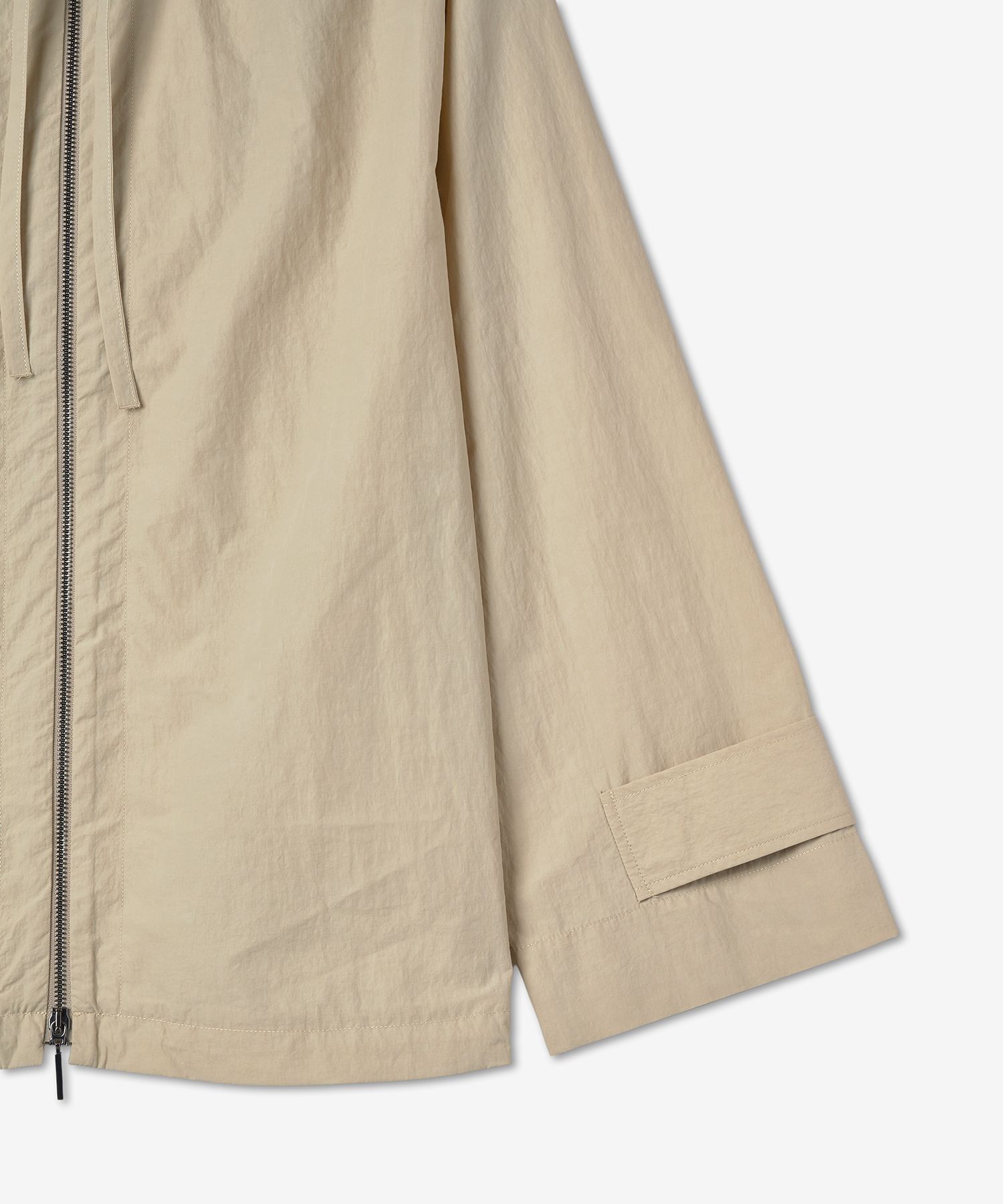 MUSINSA | STUDIO NICHOLSON Ombra Zip-Up Hooded Jacket - Ice