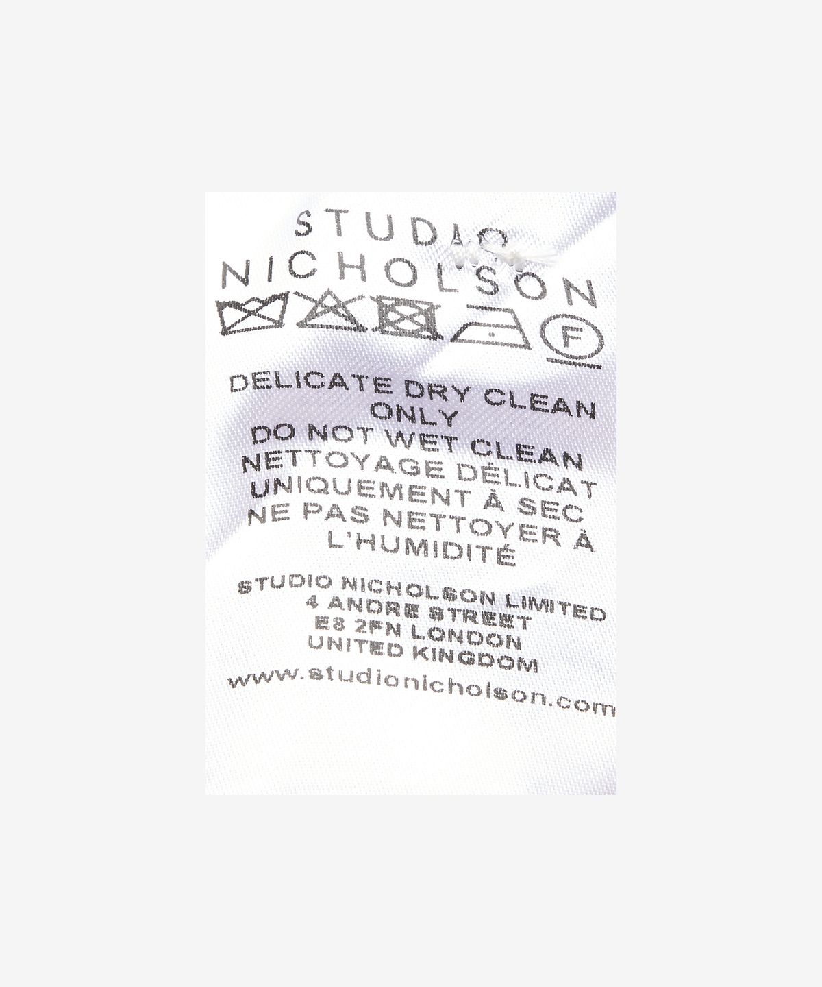 스튜디오니콜슨(STUDIO NICHOLSON) 남성 스턴 네이벌 립 니트 가디건 - 다크 네이비 / STERNSNM899