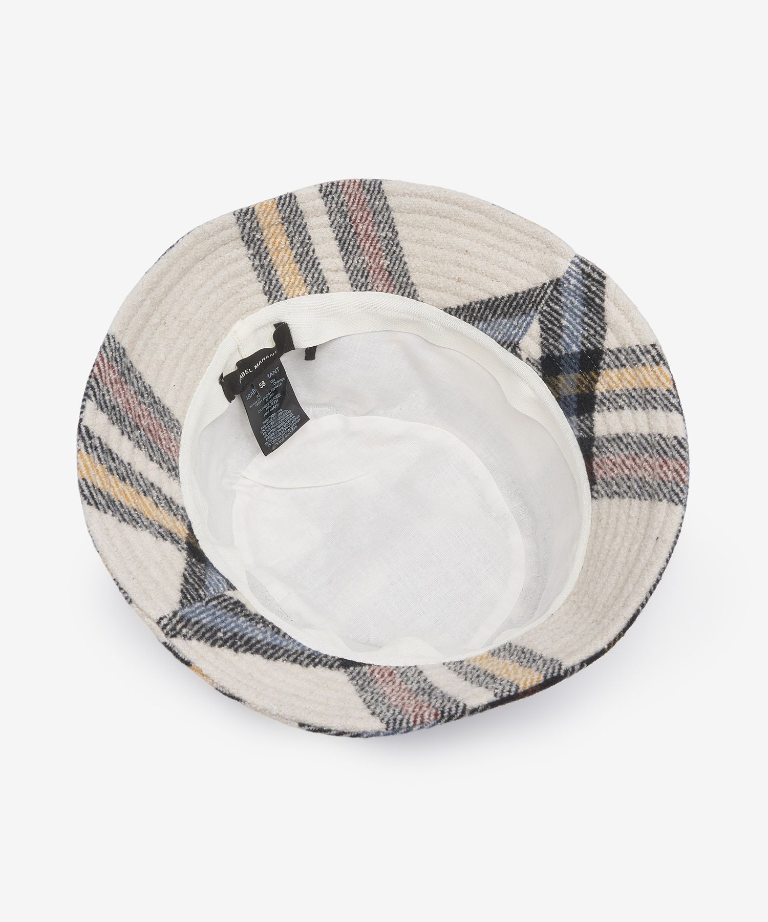 ★【Isabel Marant】★HALEYH TARTAN CHECK BUCKET HAT★ ISABEL MARANT Haley Check Bucket Hat | Blue | FARFETCH OM