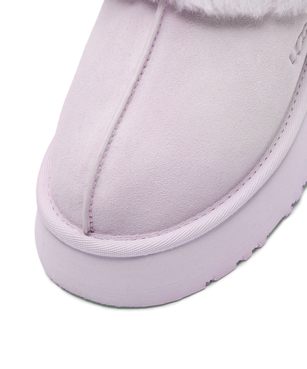 어그(UGG) [WOMEN] 퍼 카라 플랫폼 샌들 (디스케트) - 라벤더 포그 / 1122550LRFG