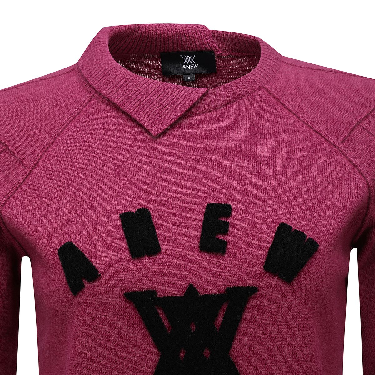 어뉴골프(ANEW GOLF) 여성 UNBALANCE COLLARED 스웨터 AGCWWKN07_MA
