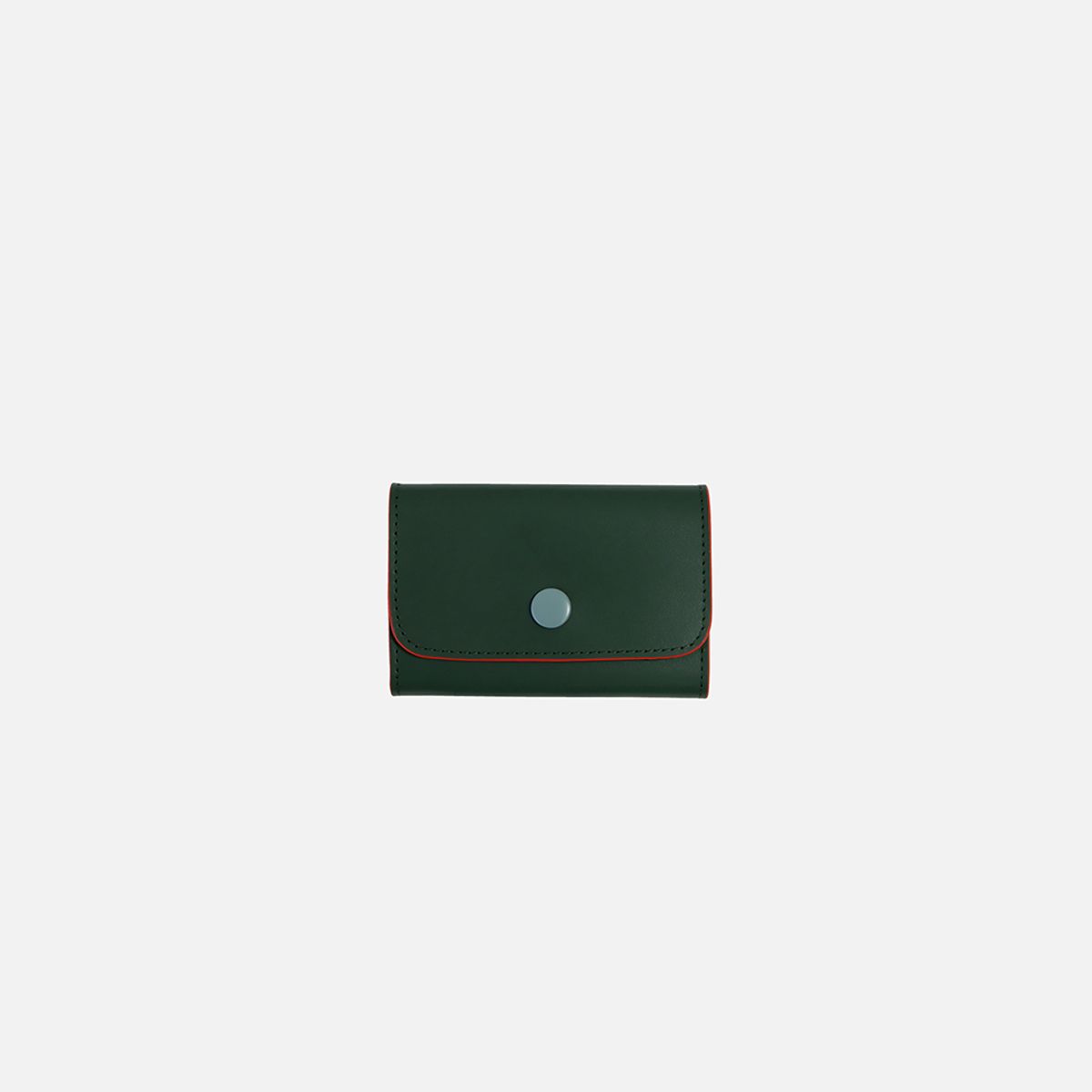 코운(CONE) 컬러 스냅 카드 케이스 _그린