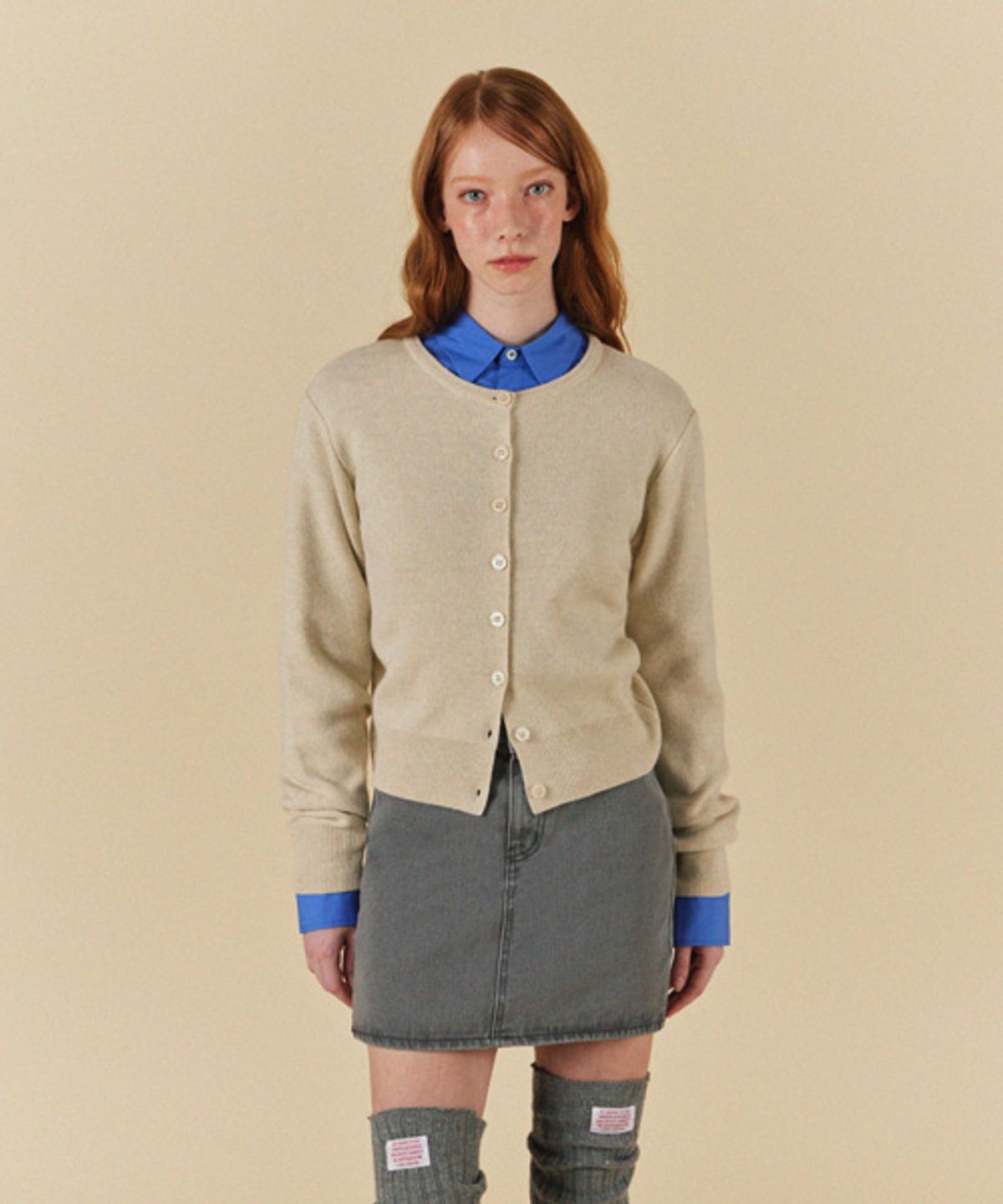 헤인트(HAINT) BES ROUND CARDIGAN