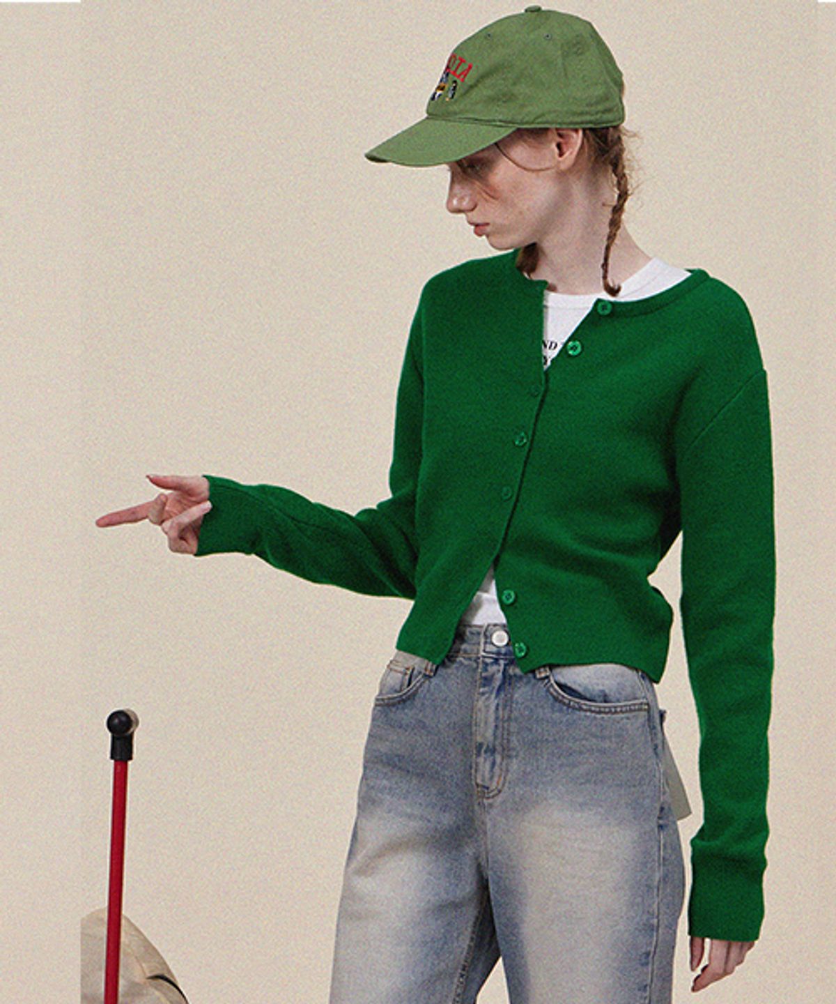 헤인트(HAINT) BES ROUND CARDIGAN