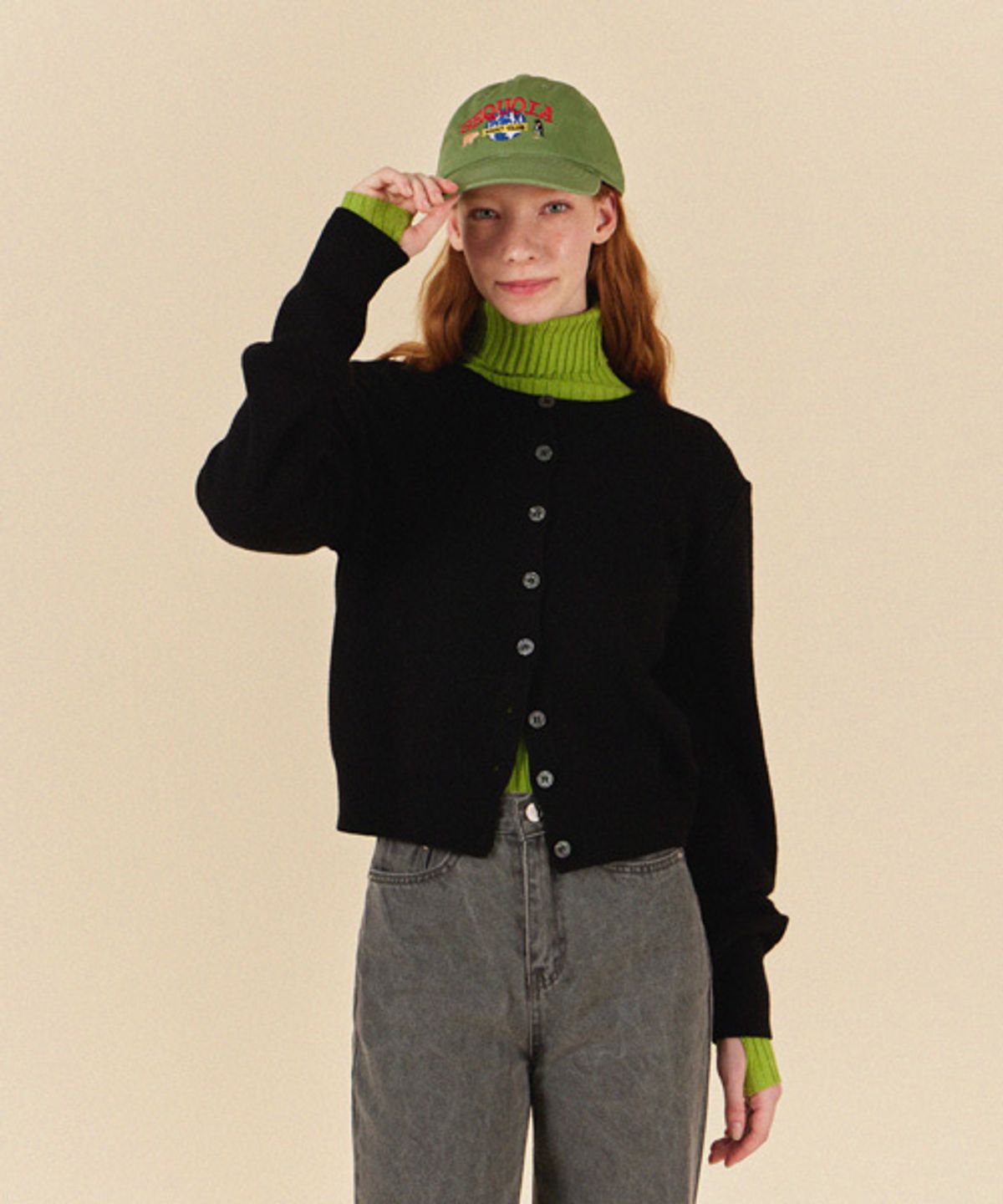 헤인트(HAINT) BES ROUND CARDIGAN
