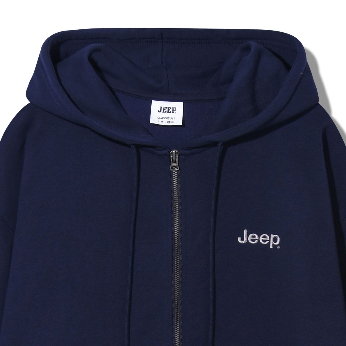 지프(JEEP) 2WAY 오버핏 스몰 지프 후드집업 (JR5TZU051NA)