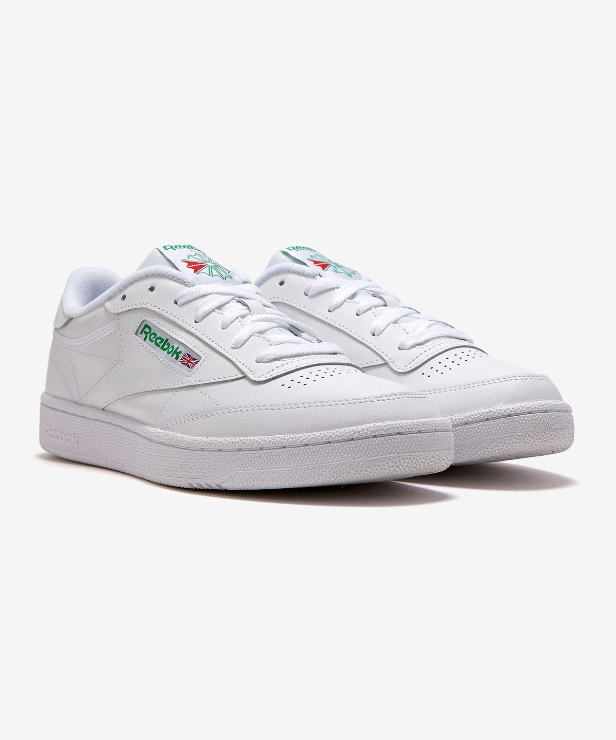 리복(REEBOK) 클럽 C 85 - 화이트:그린 / AR0456