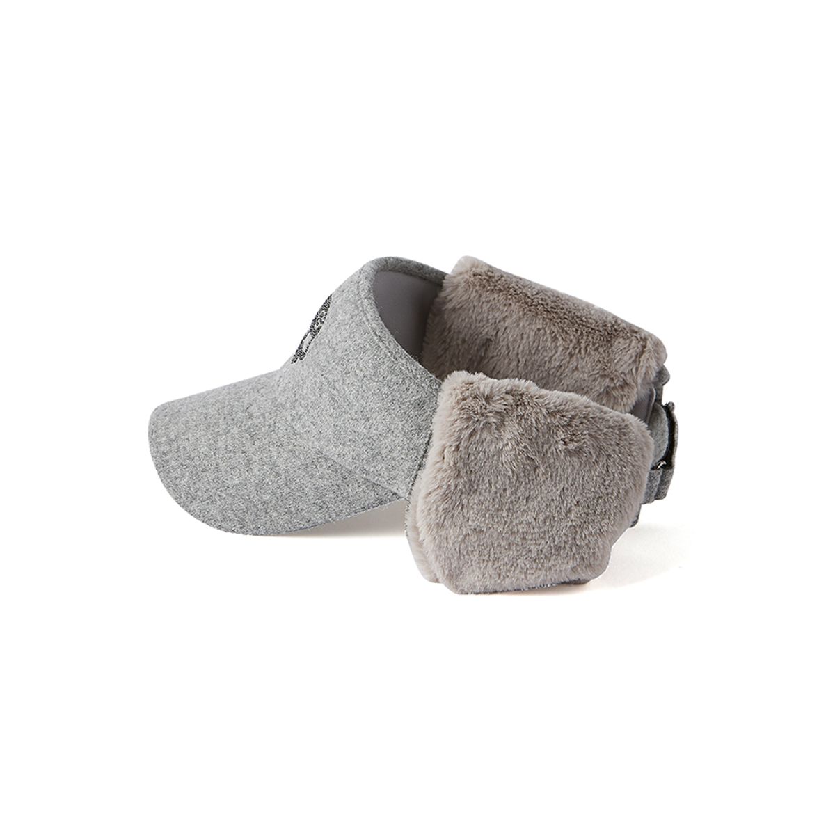 몬스터지(MONSTER G) WOOL VISER CAP GREY MC22WVG-142