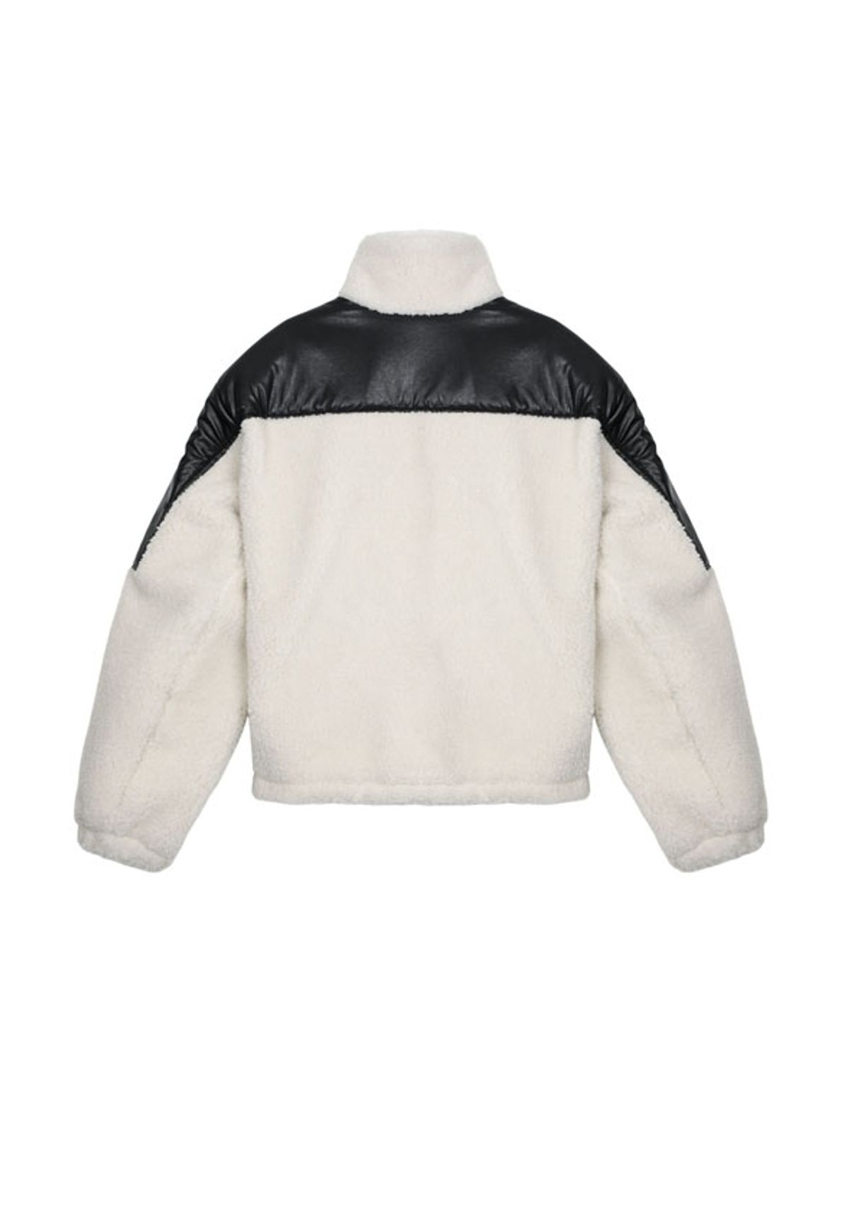 세비지(SAVAGE) Sherpa Fleece Jacket - Ivory
