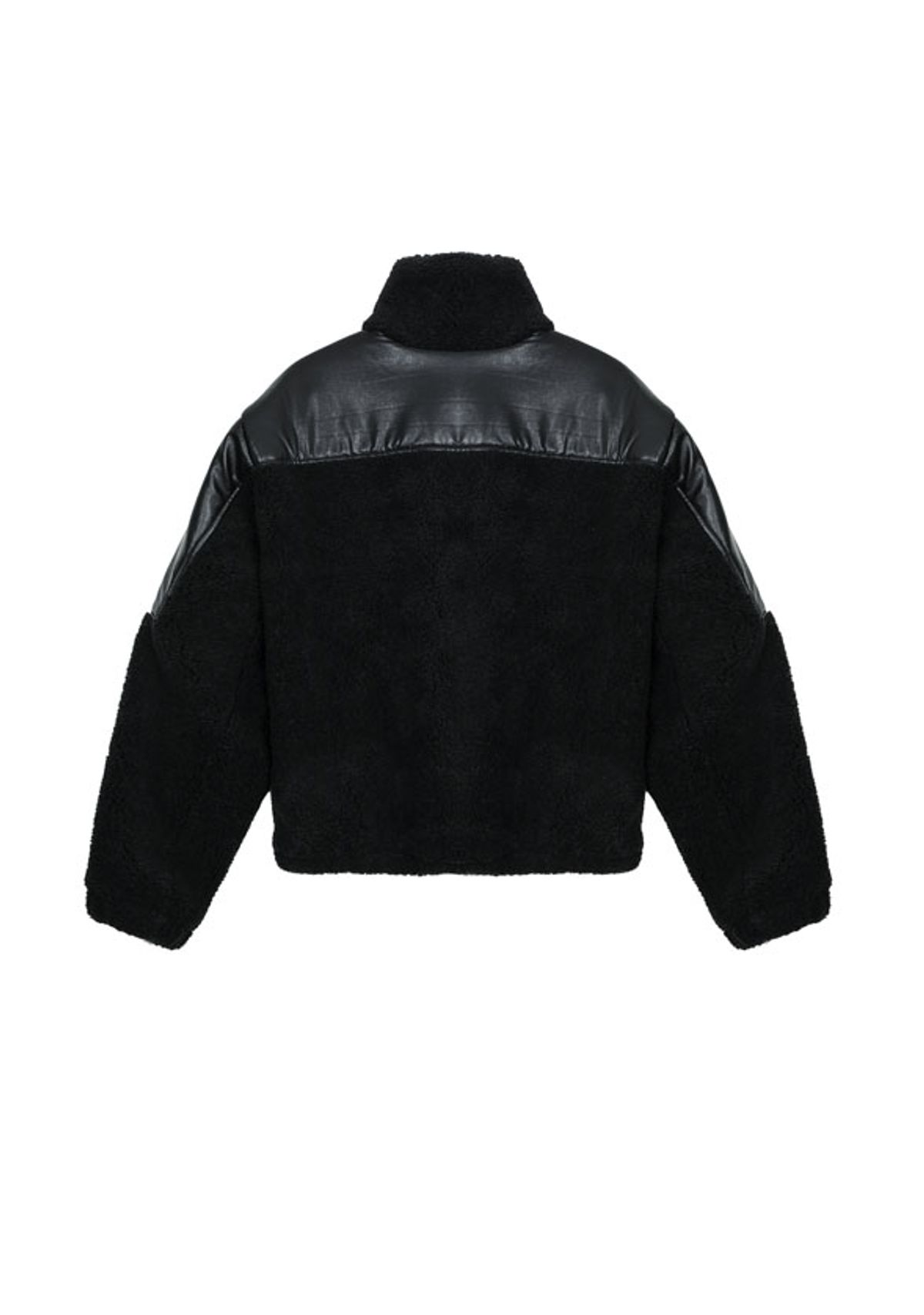 세비지(SAVAGE) Sherpa Fleece Jacket - Black