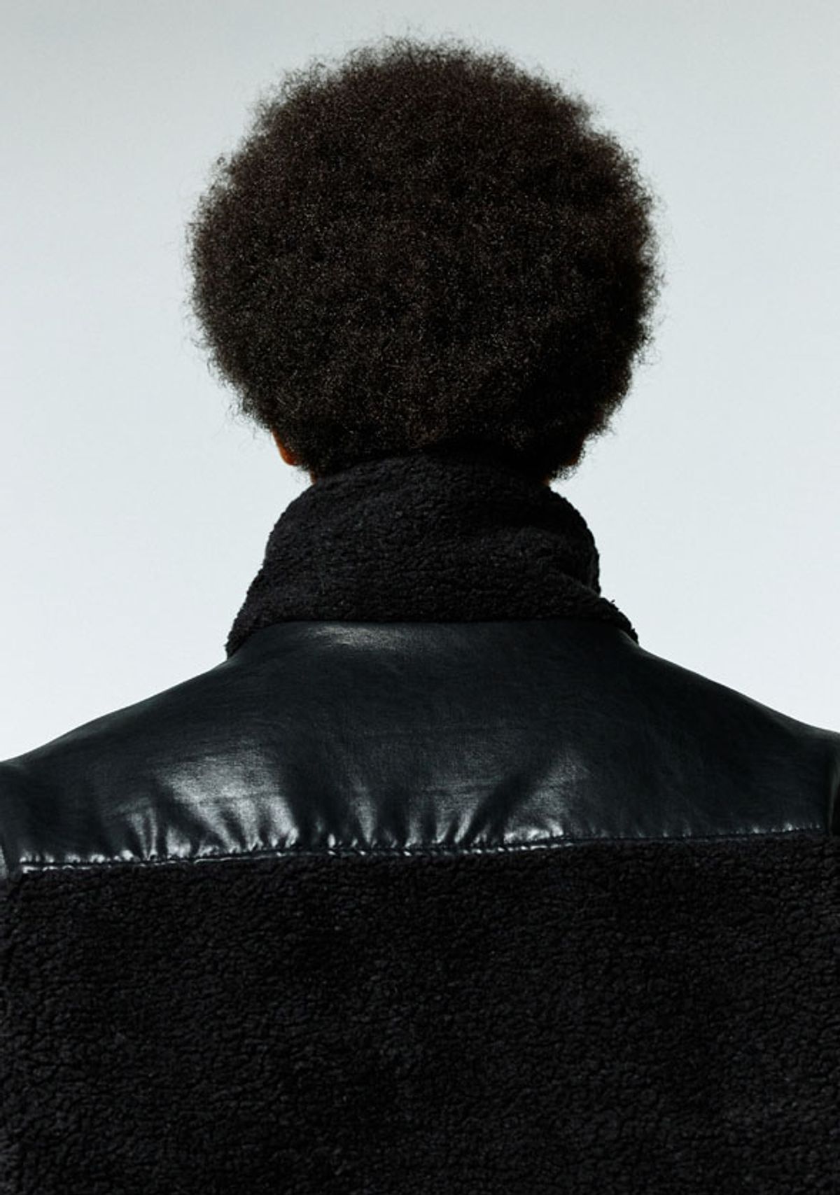 세비지(SAVAGE) Sherpa Fleece Jacket - Black