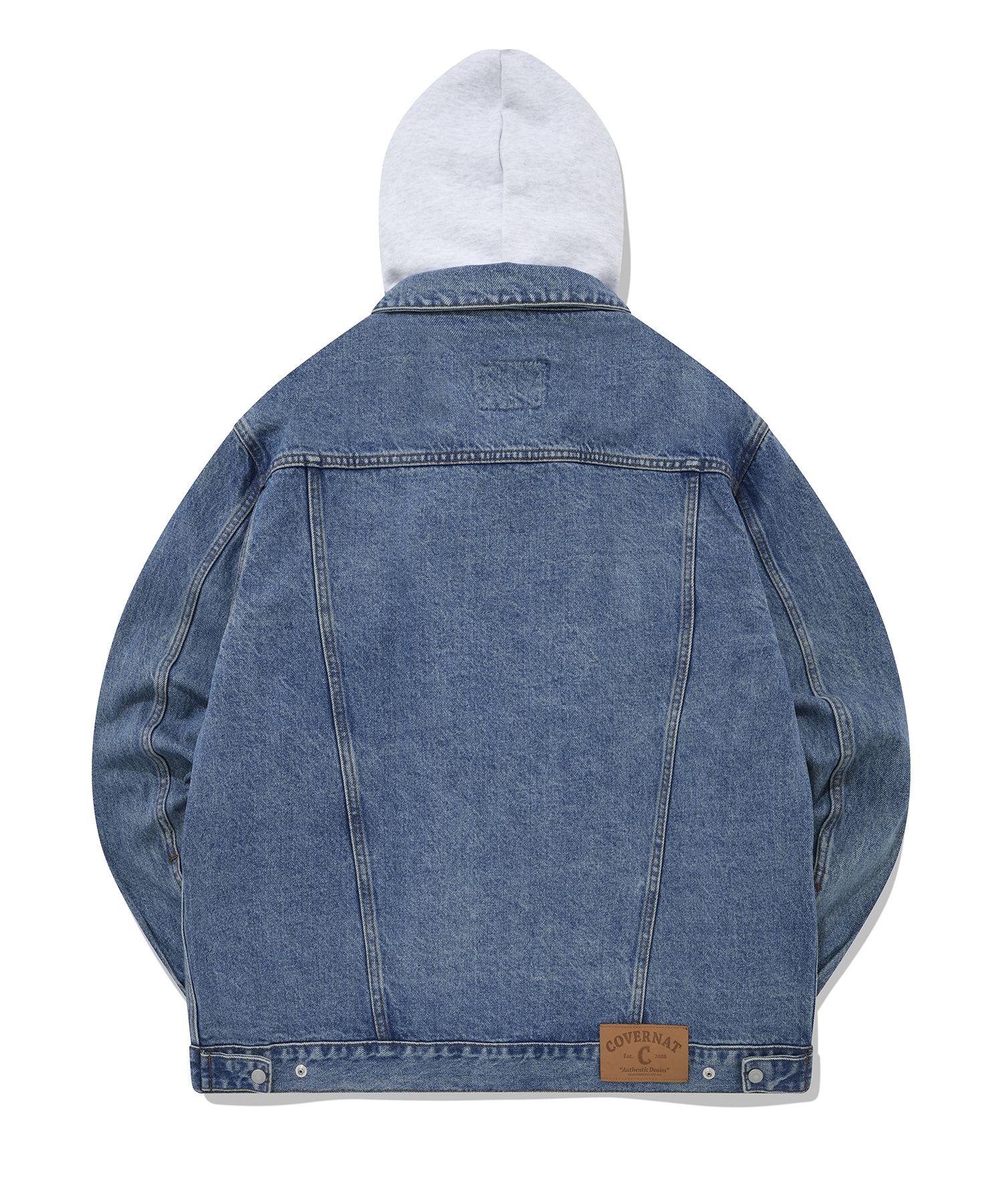 COVERNATのDenim Trucker Jacket 全2色 MUSINSA公式 | COVERNAT hoodie denim trucker jacket blue