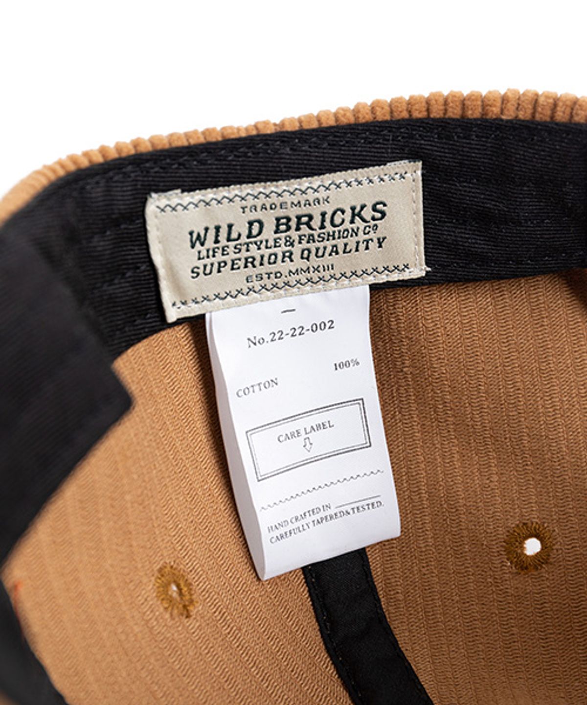 와일드 브릭스(WILD BRICKS) CD CLASSIC LOGO CAP (beige)