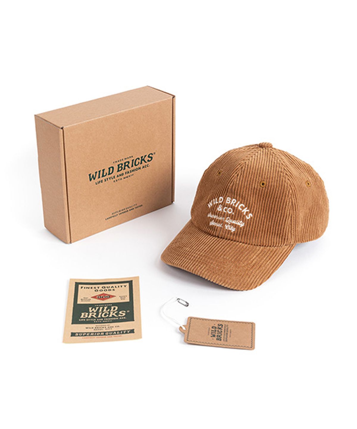 와일드 브릭스(WILD BRICKS) CD CLASSIC LOGO CAP (beige)